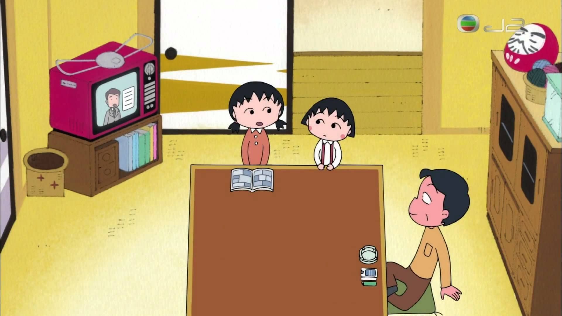 1920x1080 Background Art In Chibi Maruko Chan