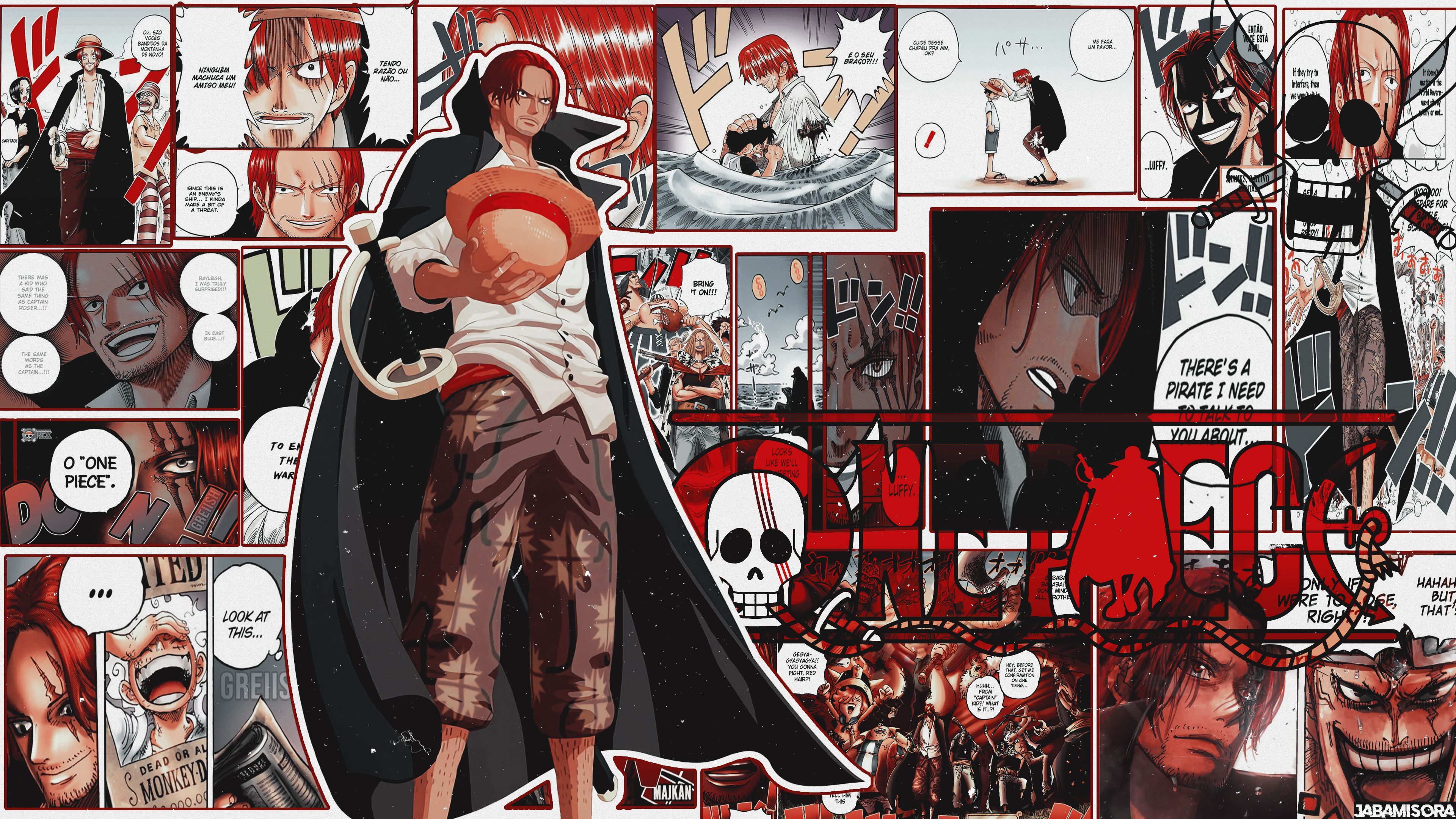 3840x2160 Download Shanks (One Piece) Anime One