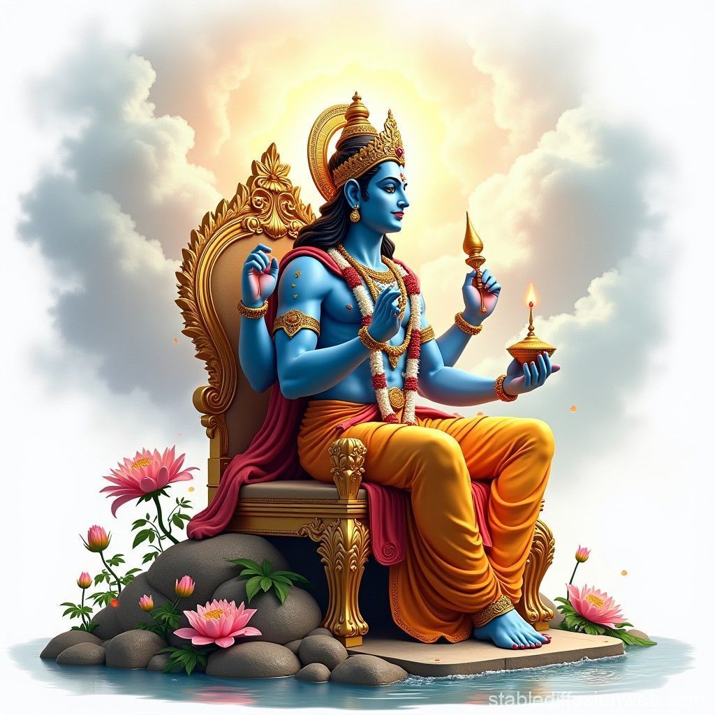 1024x1024 lord vishnu wallpaper Prompts. Stable