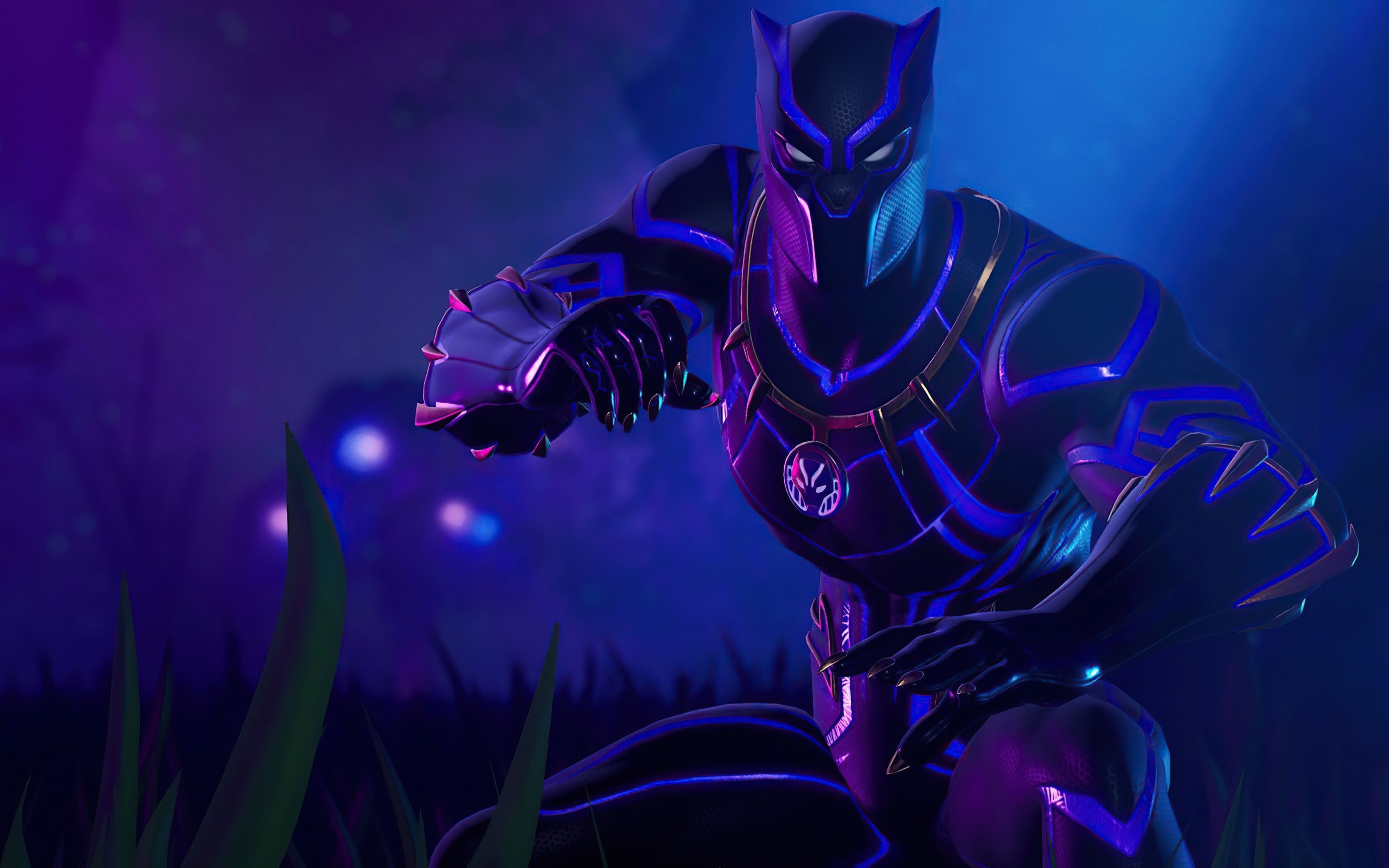 2880x1800 Black Panther Wallpaper 4K, Fortnite