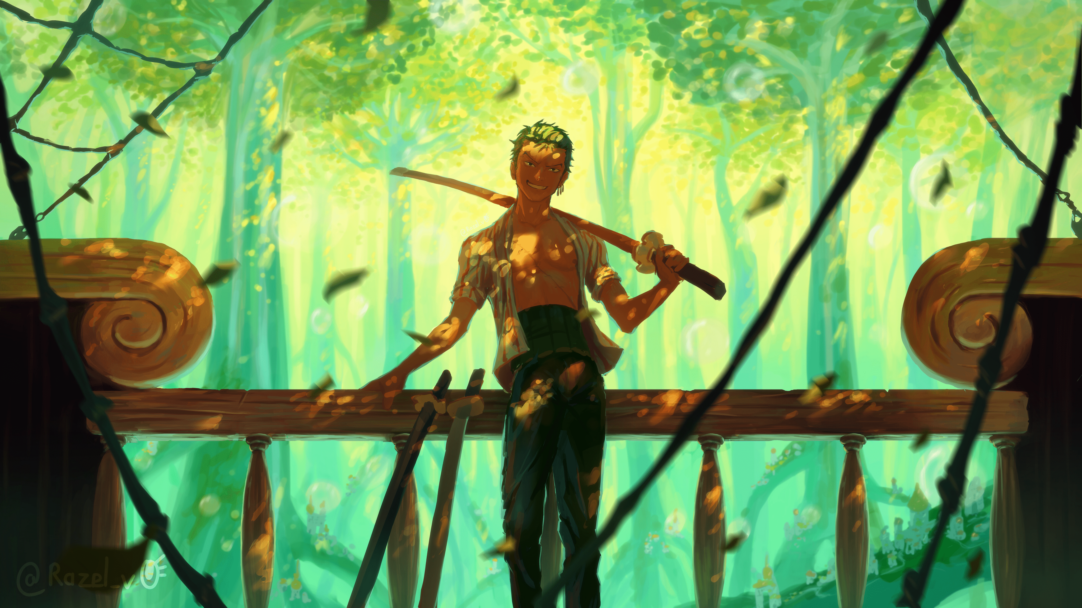 4096x2304 Roronoa Zoro Wallpaper