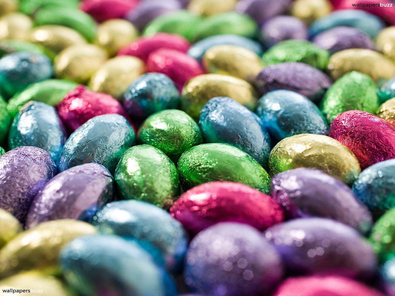 1600x1200 Easter eggs of different colors HD Wallpaper