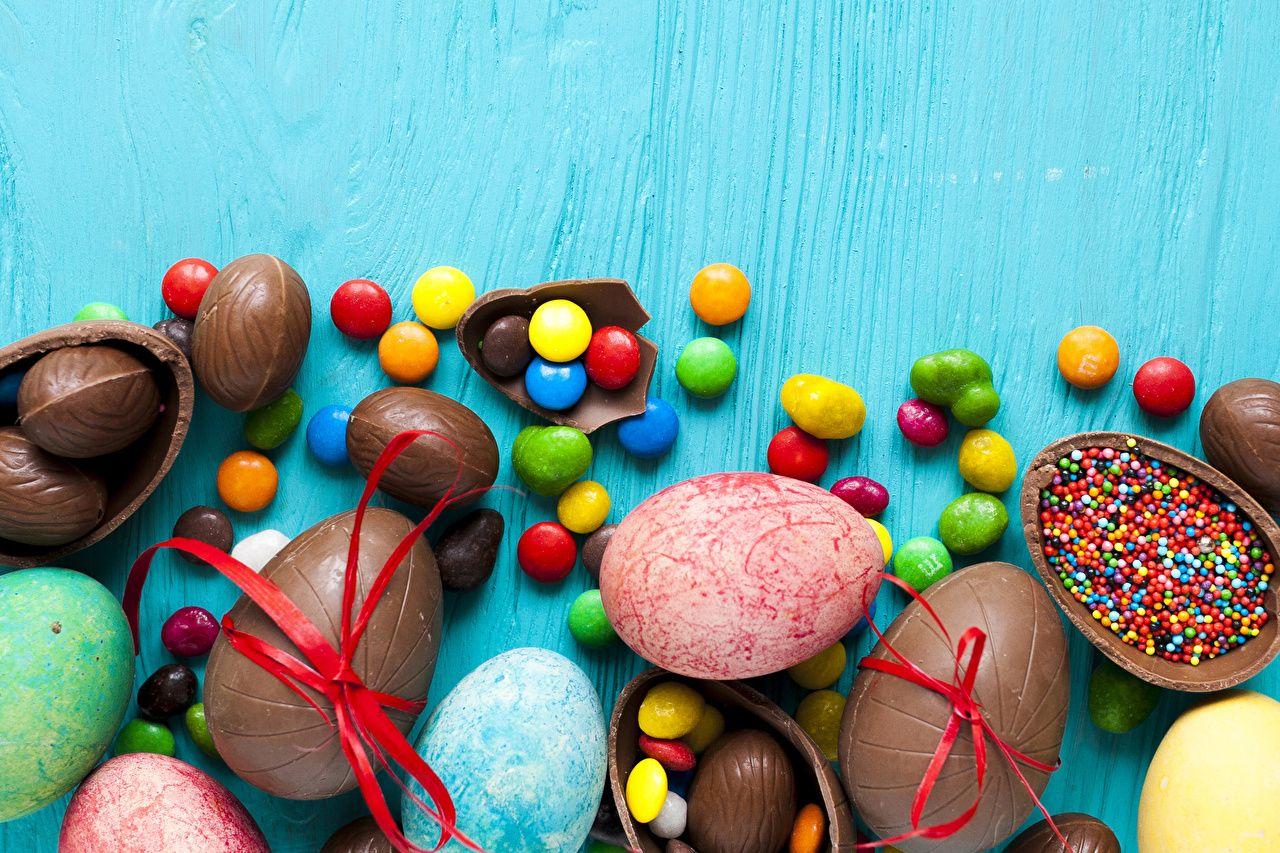 1280x853 Desktop Wallpaper Easter egg Chocolate Candy Food Holidays