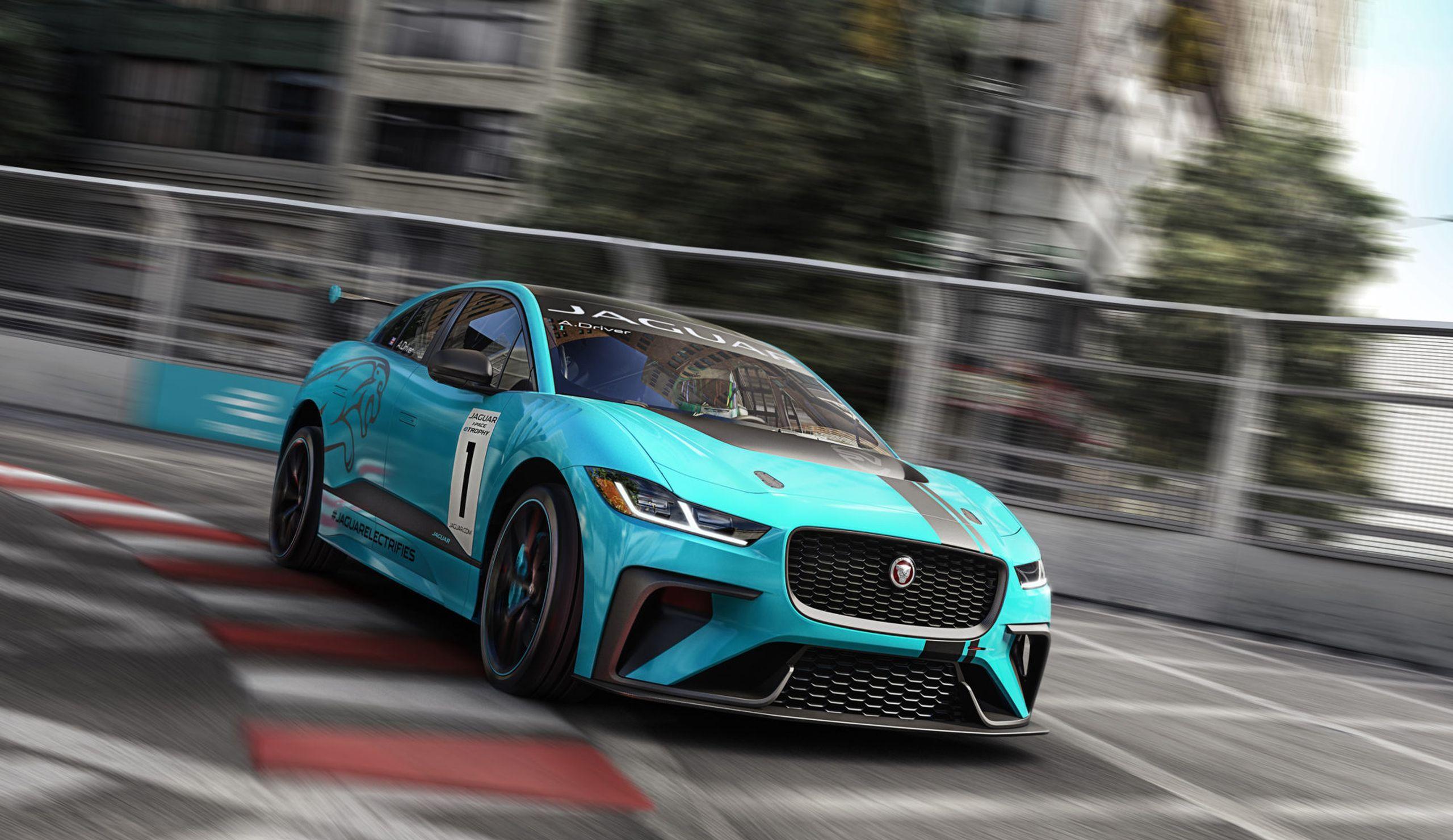 2560x1480 Jaguar I PACE eTROPHY Electric Race Car 4K 4 best wallpaper