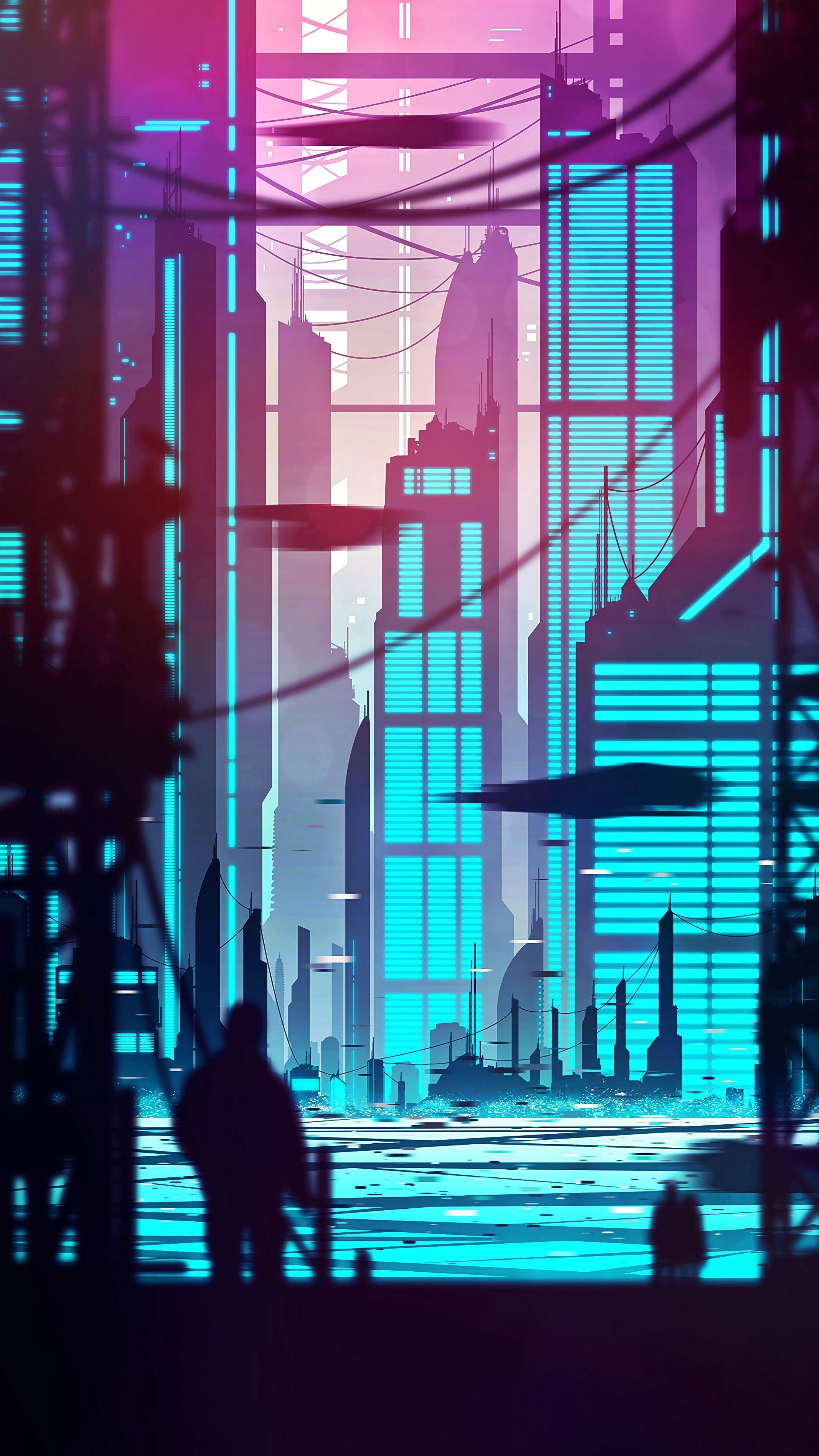 2160x3840 Download Cyberpunk wallpaper