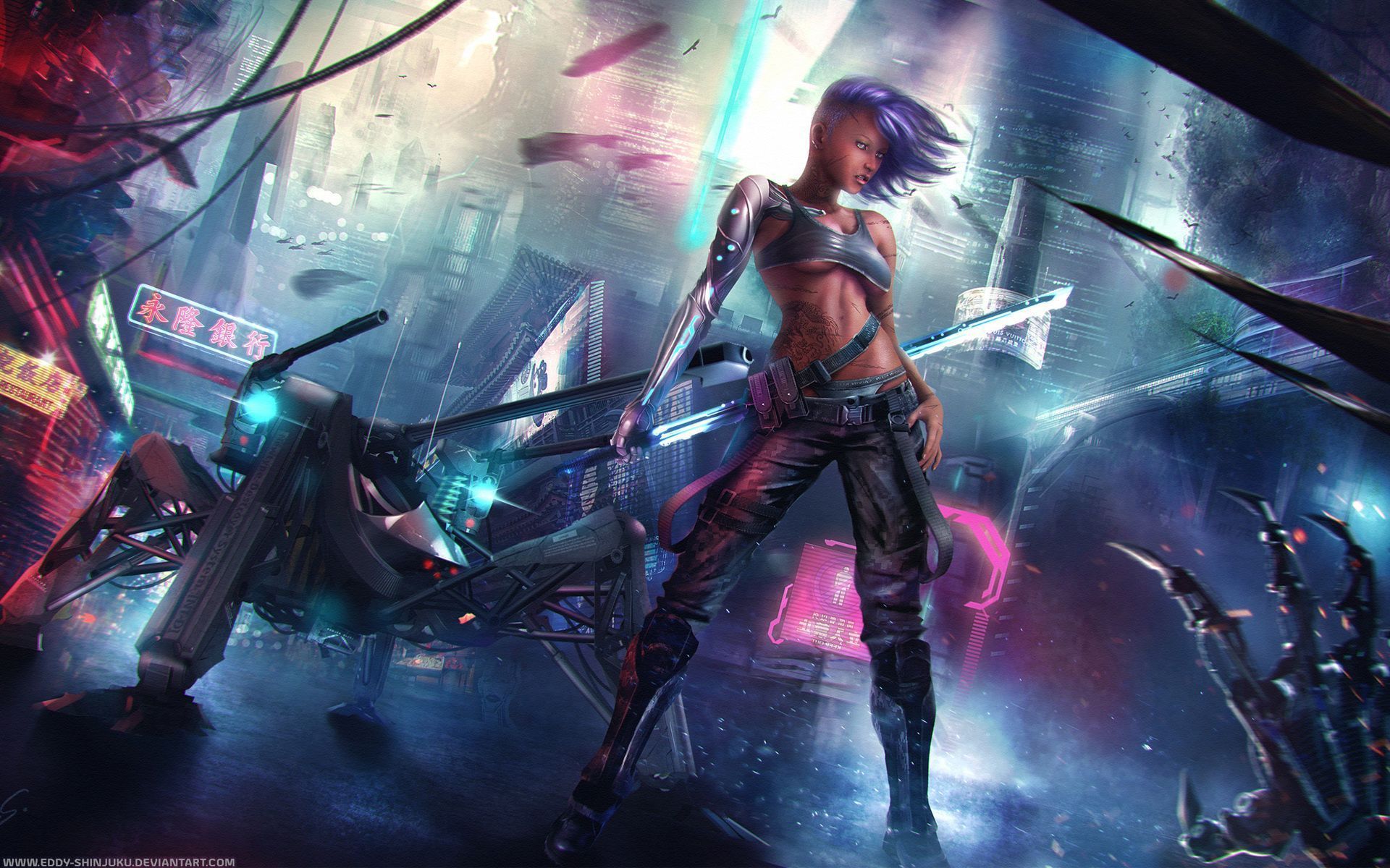 1920x1200 Cyberpunk Wallpaper