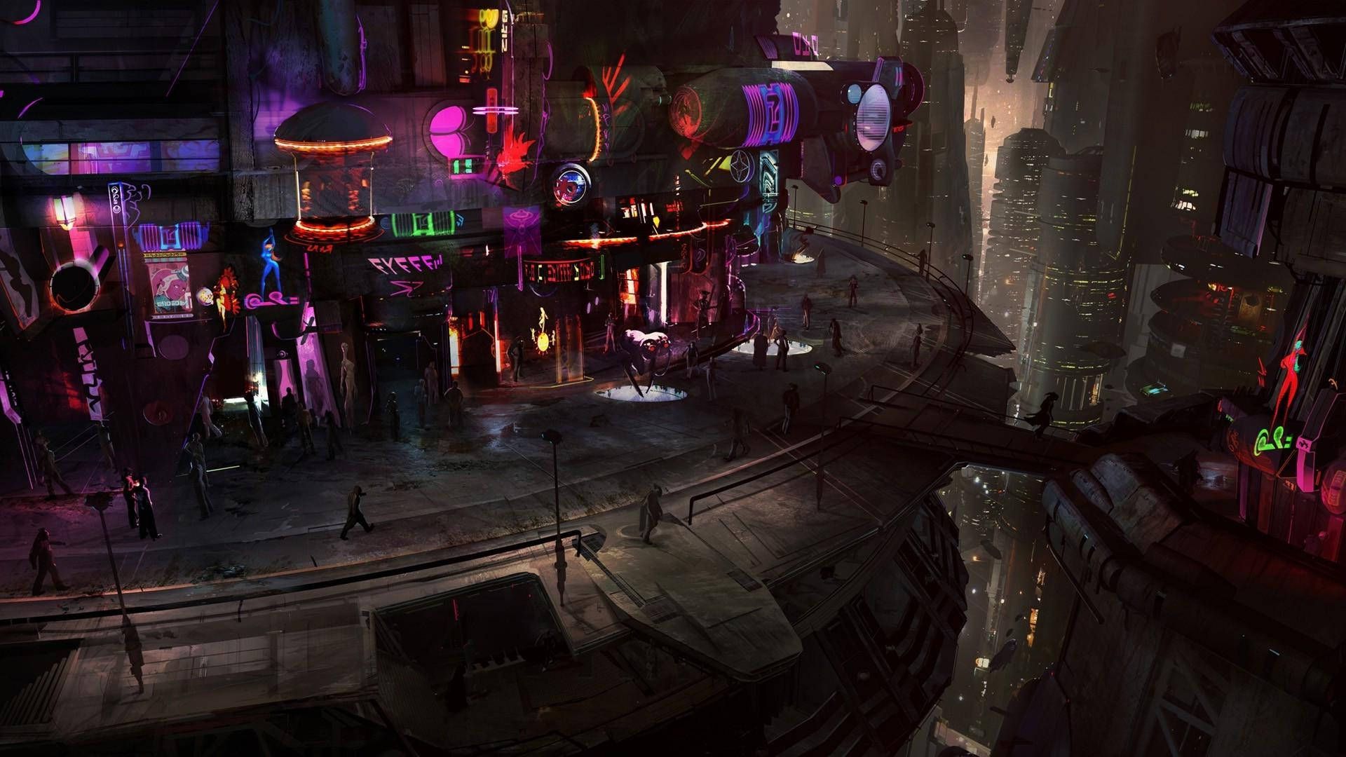 1920x1080 Cyberpunk Wallpaper