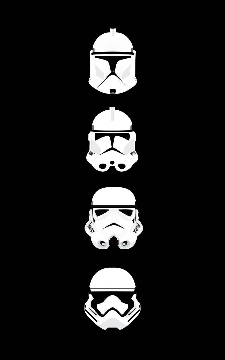 748x1197 Star Wars, Clone Trooper, Stormtrooper, Helmet, Minimalism