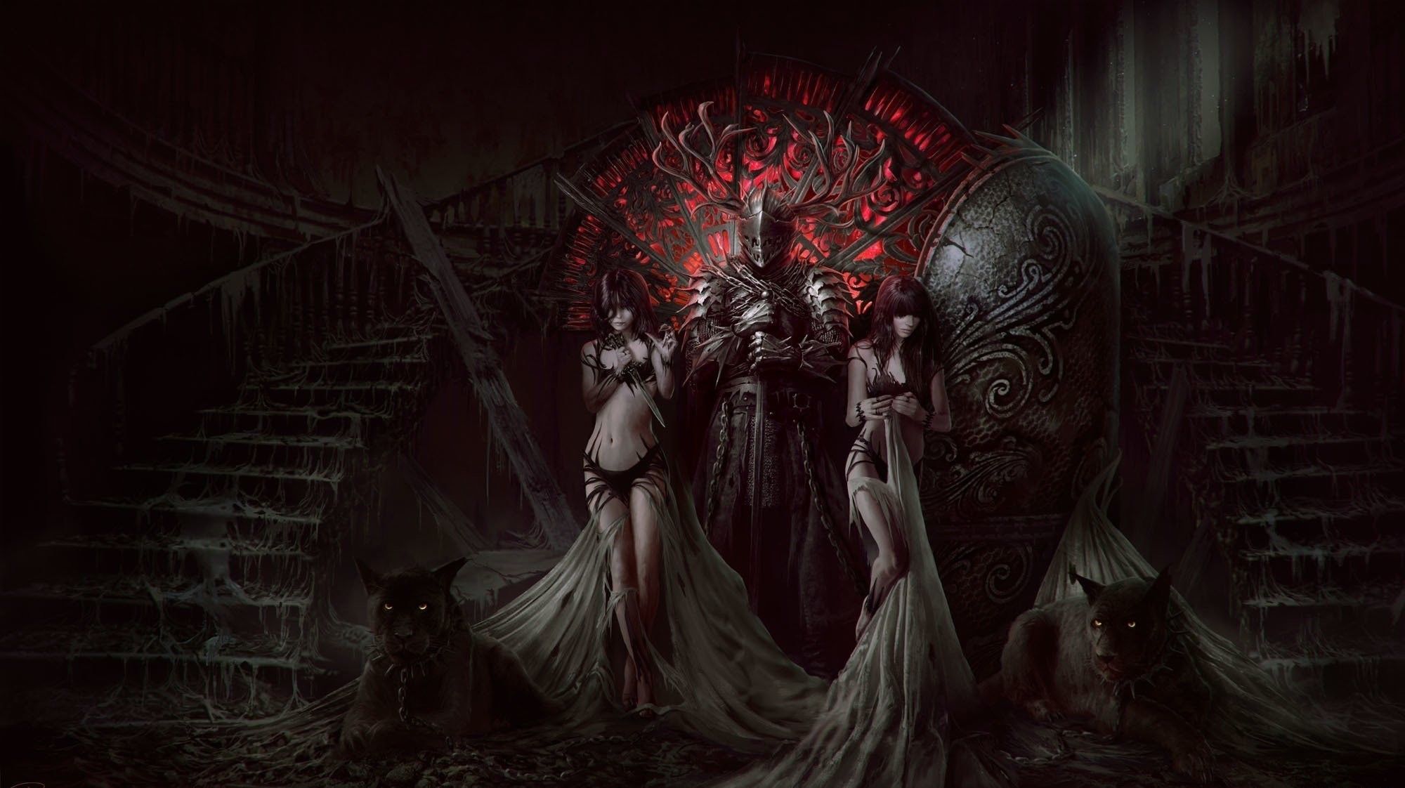 2000x1122 Dark Fantasy Wallpaper
