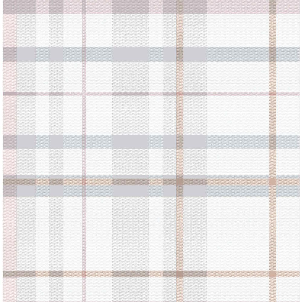 1000x1000 Wilko Country Check Rose Gold Wallpaper