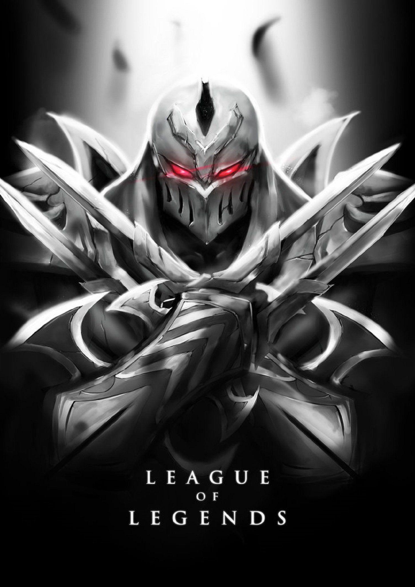 1450x2049 Free download League of Legends Poster Zed wallpaper