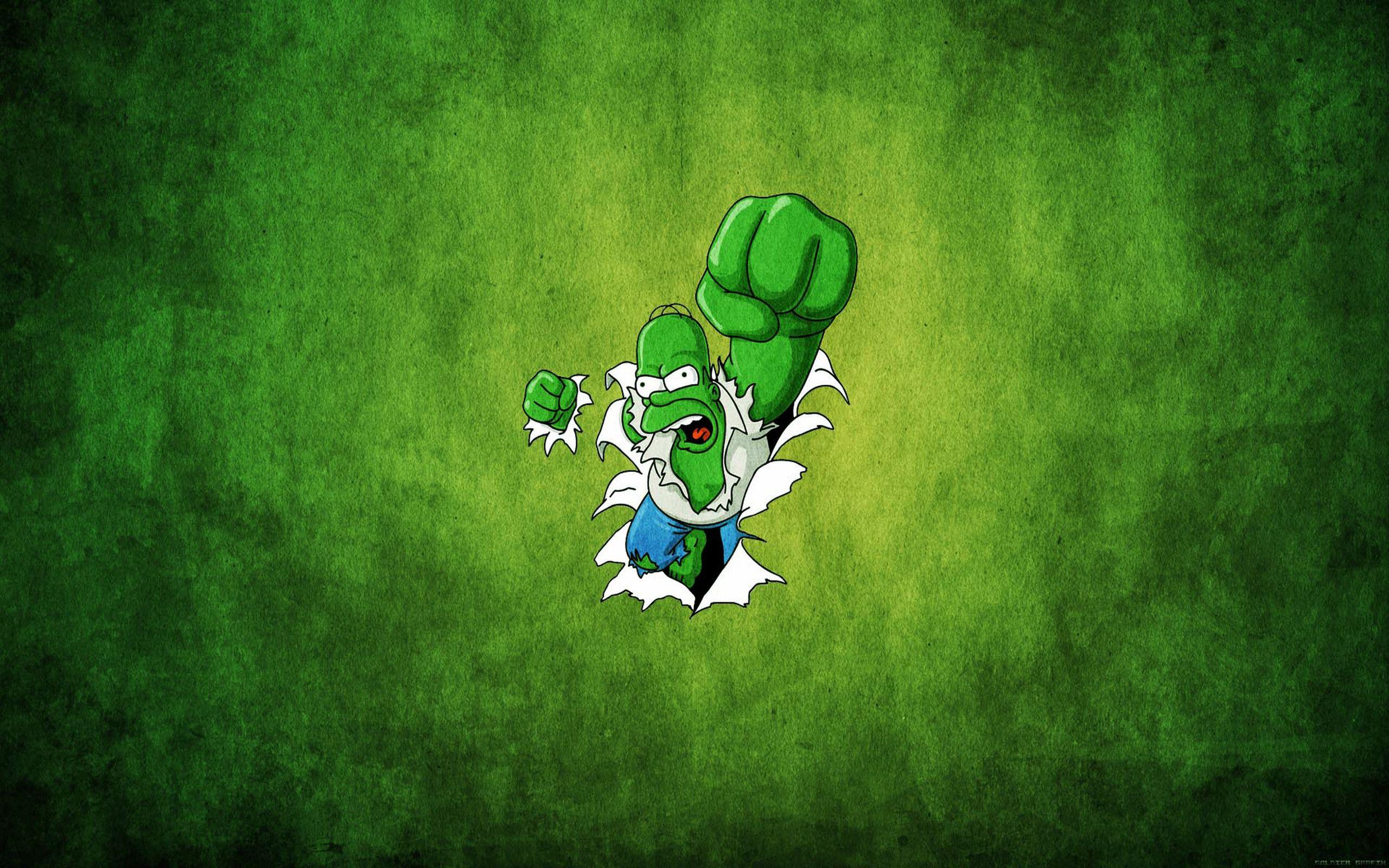 2560x1600 Homer As The Hulk Wallpaper (4580)