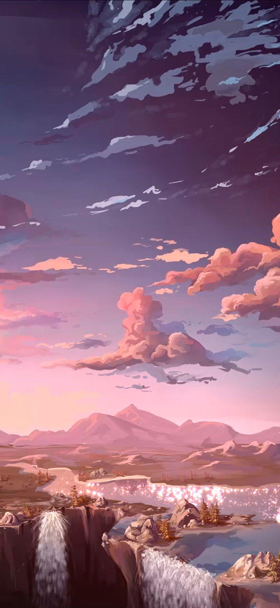 1125x2436 iPhone 8 wallpaper. nature anime