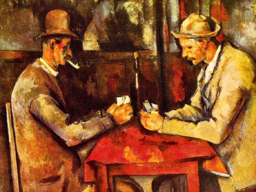1024x768 My Free Wallpaper Wallpaper : Cezanne Card