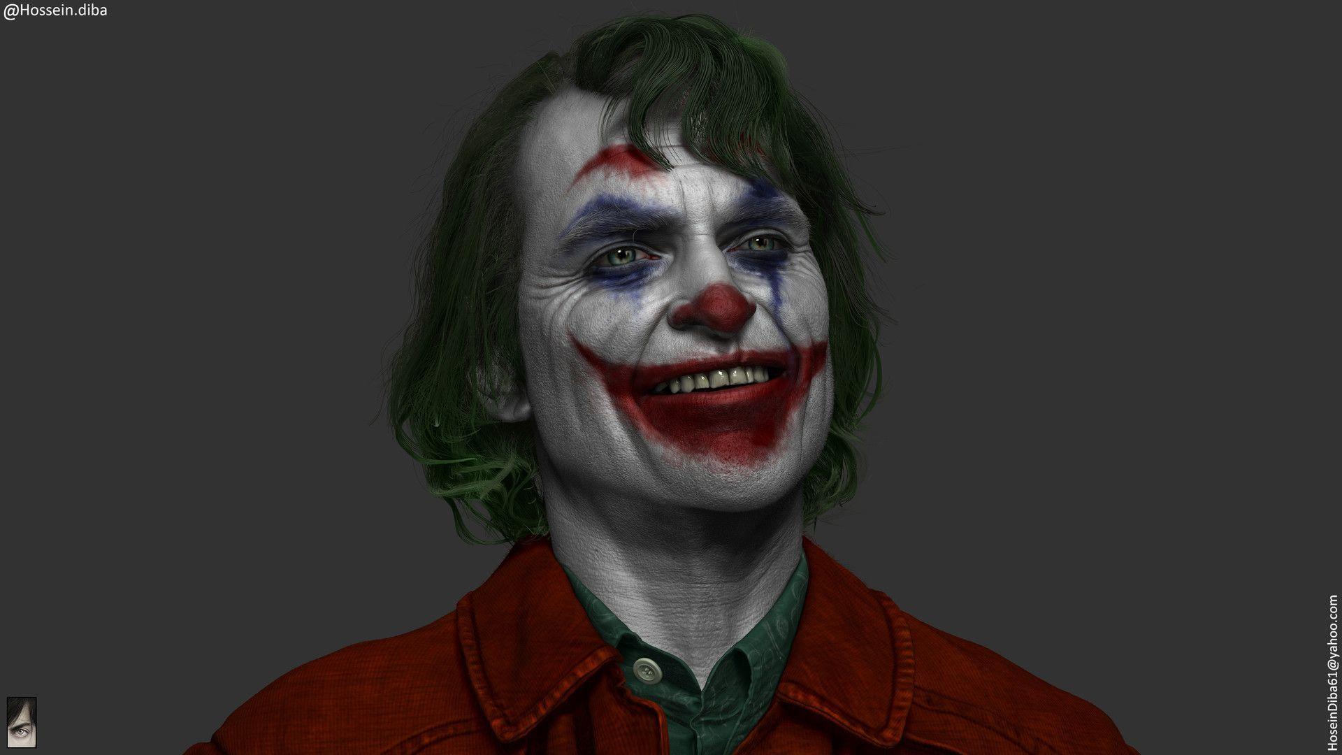 1920x1080 Joker (Joaquin Phoenix), Hossein Diba. Batman