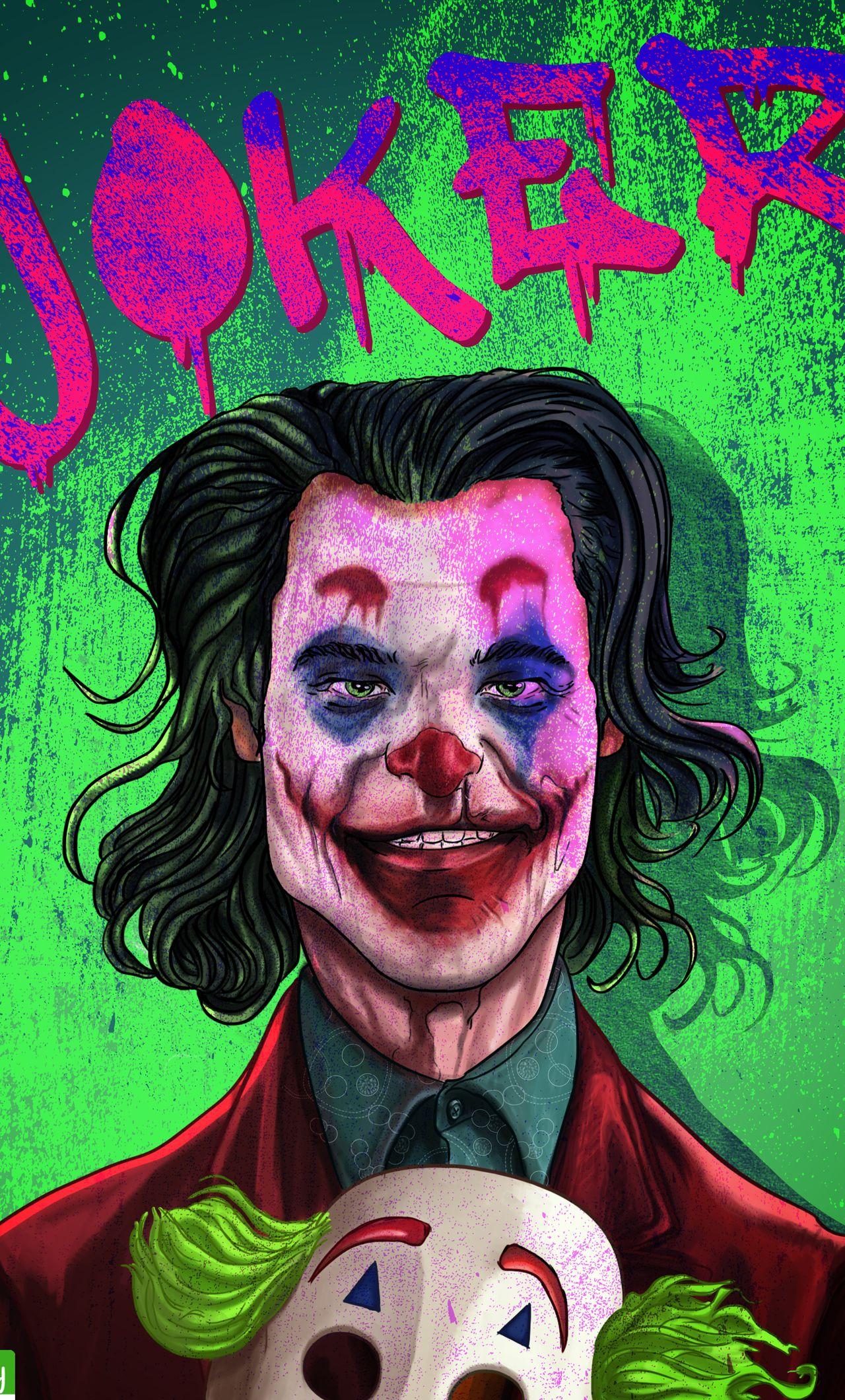 1280x2120 The Joker Joaquin Phoenix Artwork iPhone HD 4k