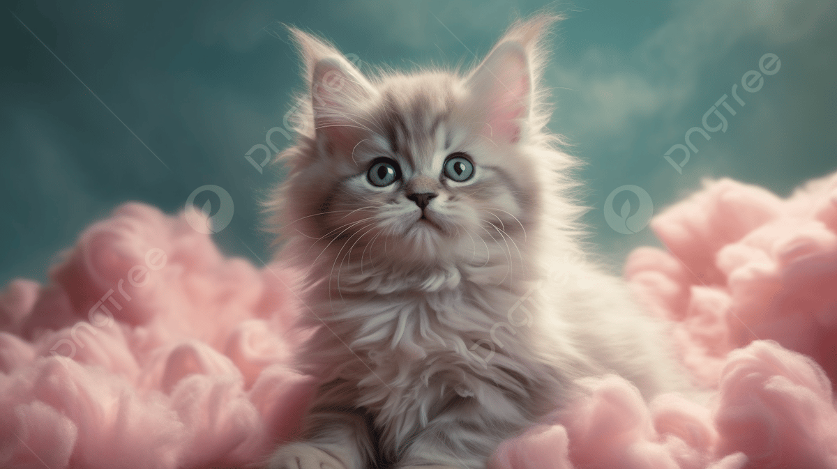 1200x673 Anak Kucing Lucu Di Wallpaper Awan