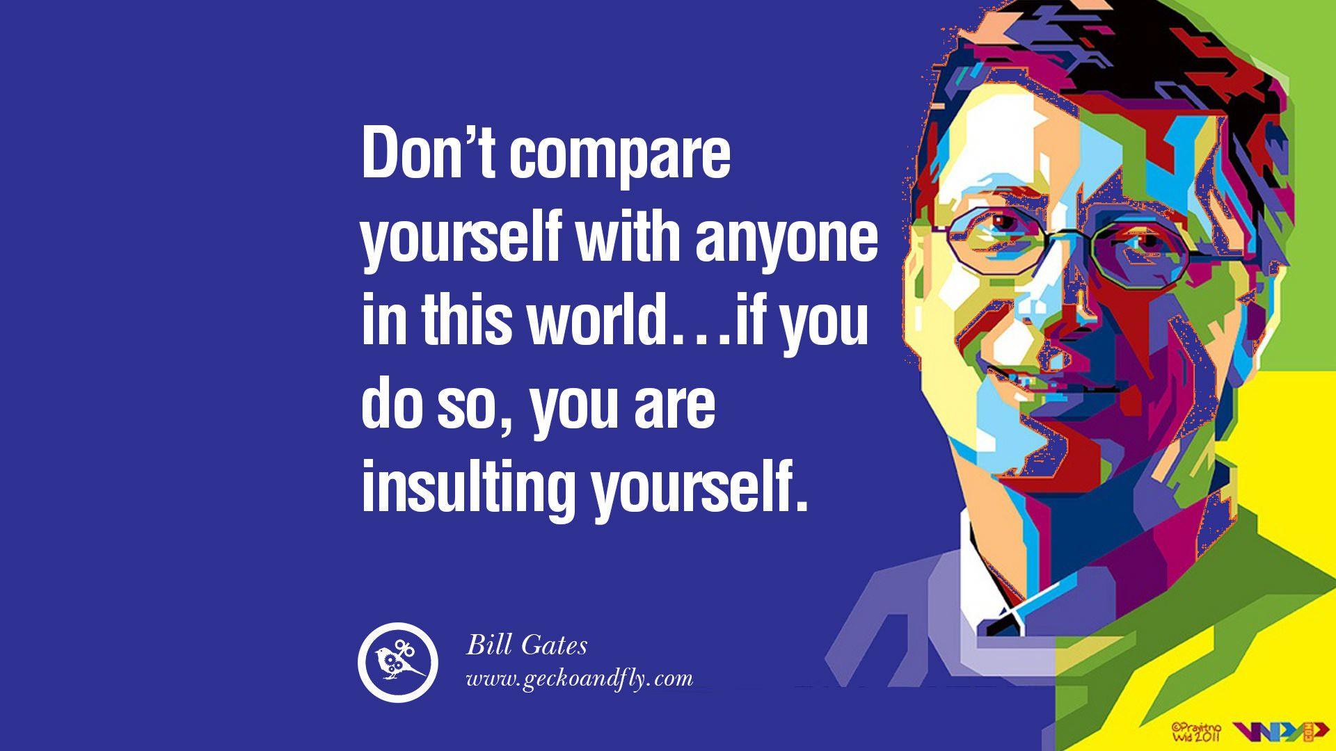 Download Bill Gates Red Art Wallpaper