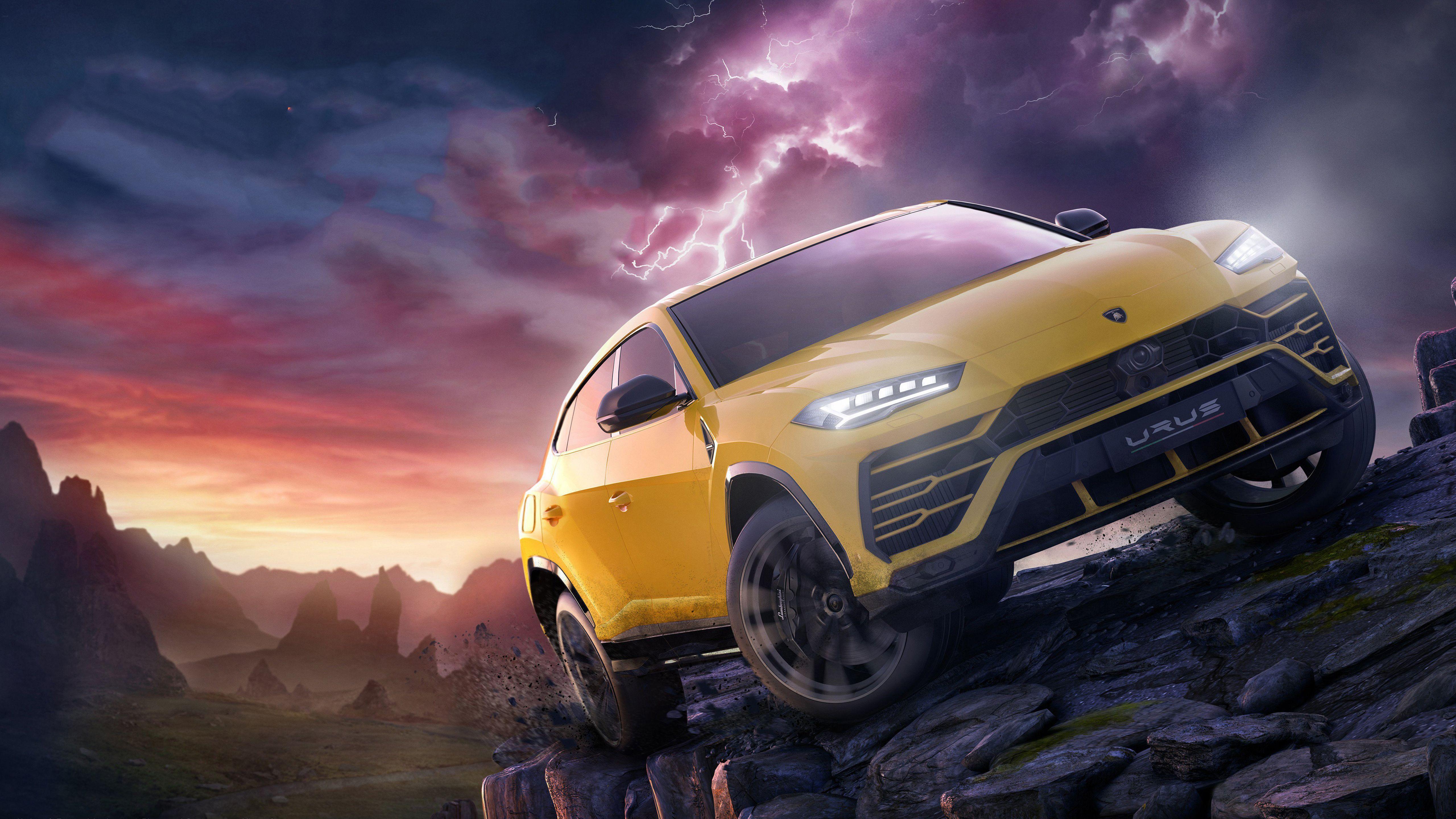 5120x2880 Lamborghini Urus in Forza Horizon 4 Fortune Island 4K Wallpaper