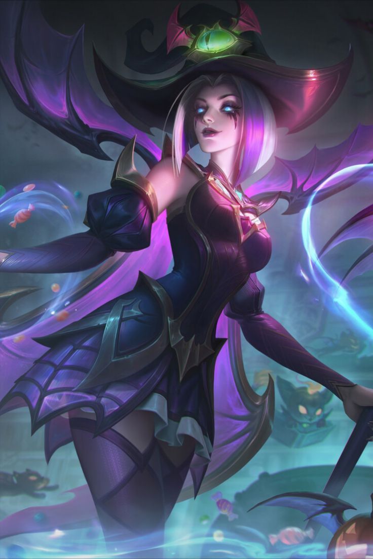 736x1104 Bewitching Leblanc League of Legends art
