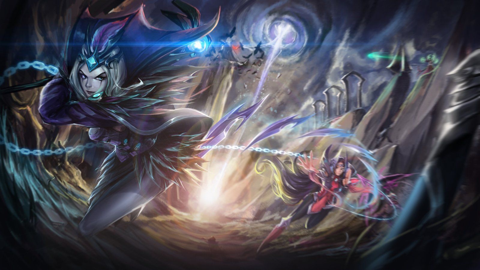 1600x900 Irelia Vs LeBlanc. Wallpaper & Fan