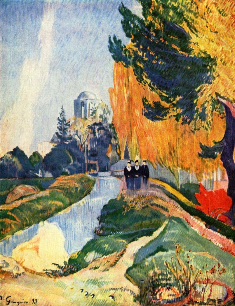 805x1050 Les Alyscamps Paul Gauguin on USEUM