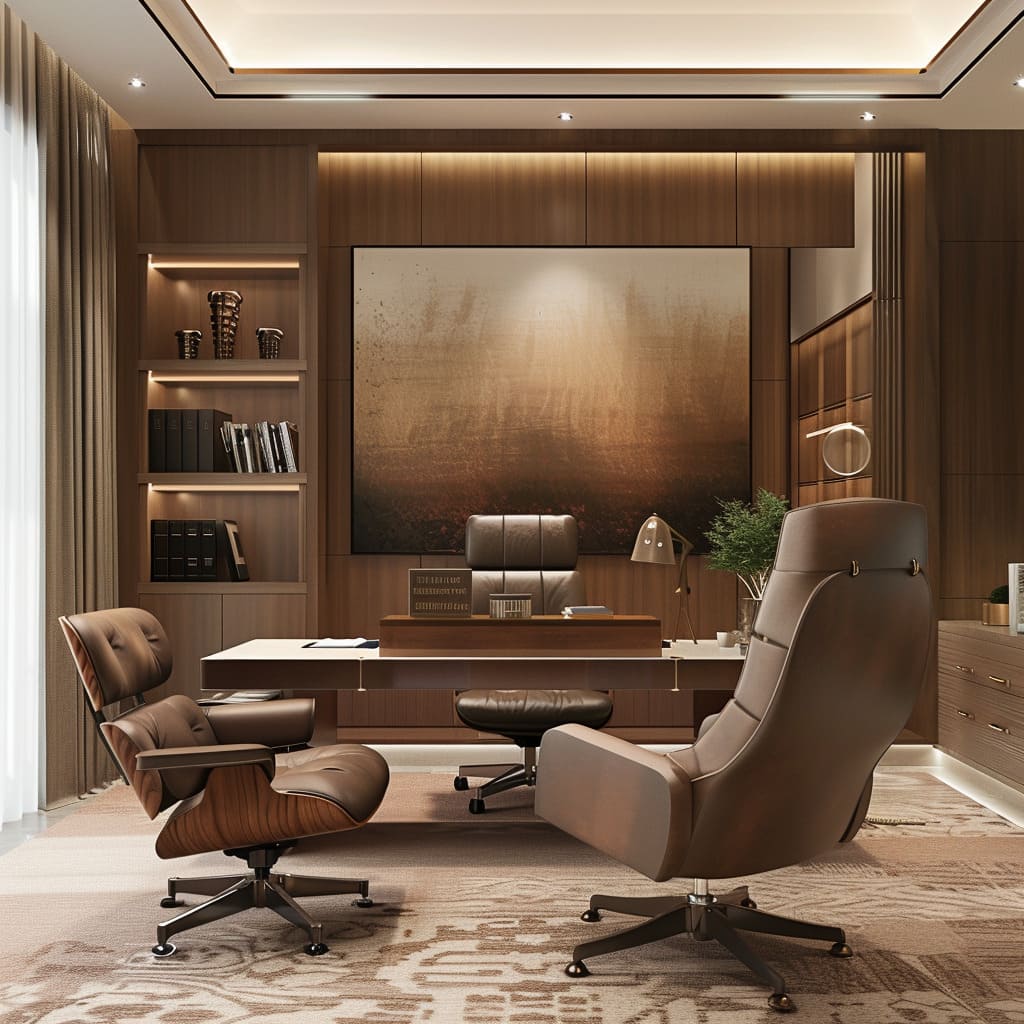 1024x1024 Luxury Manager Office Interior Design