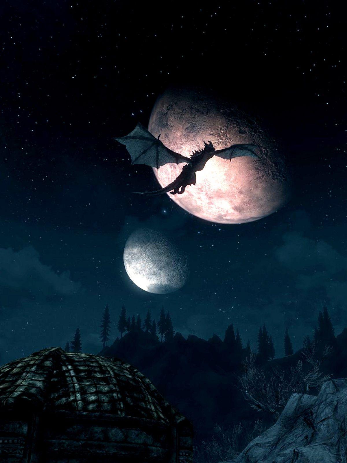1200x1600 Skyrim Mobile Wallpaper