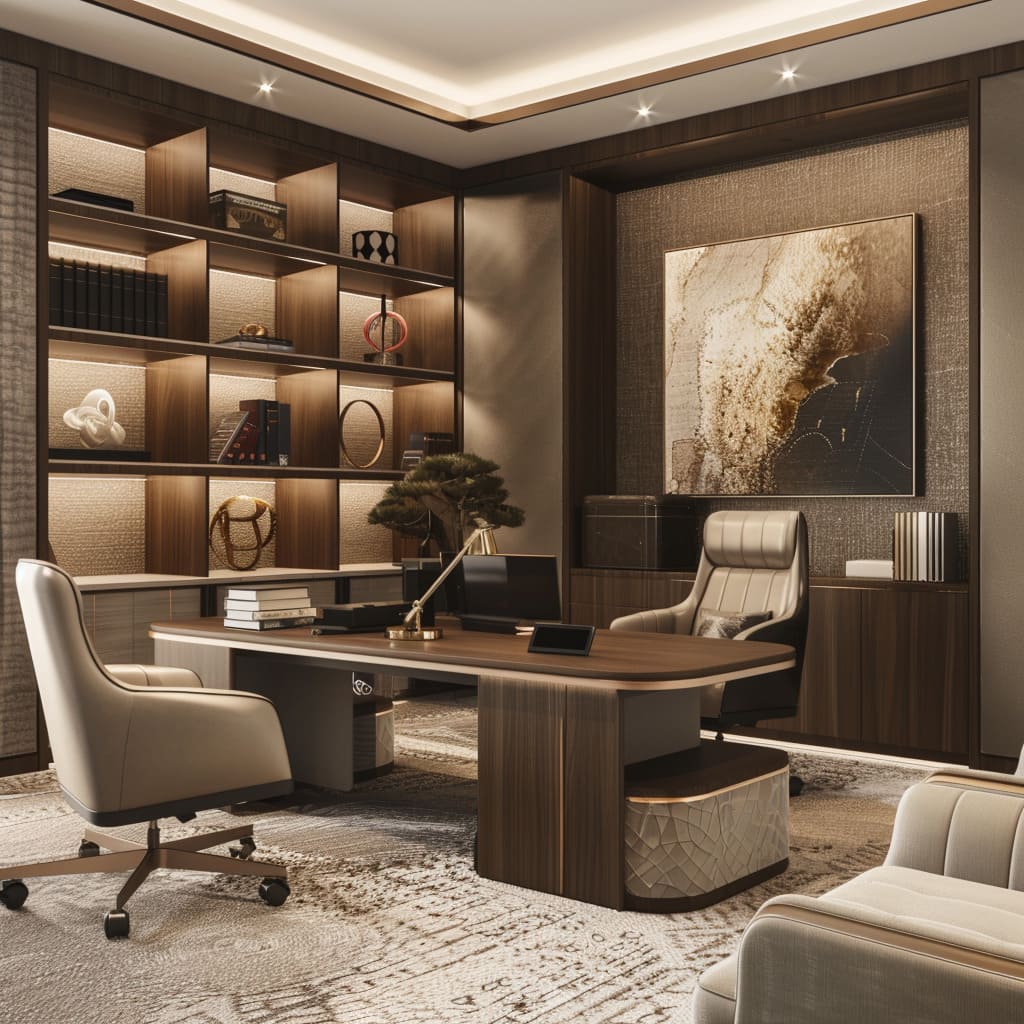 1024x1024 Luxury Manager Office Interior Design