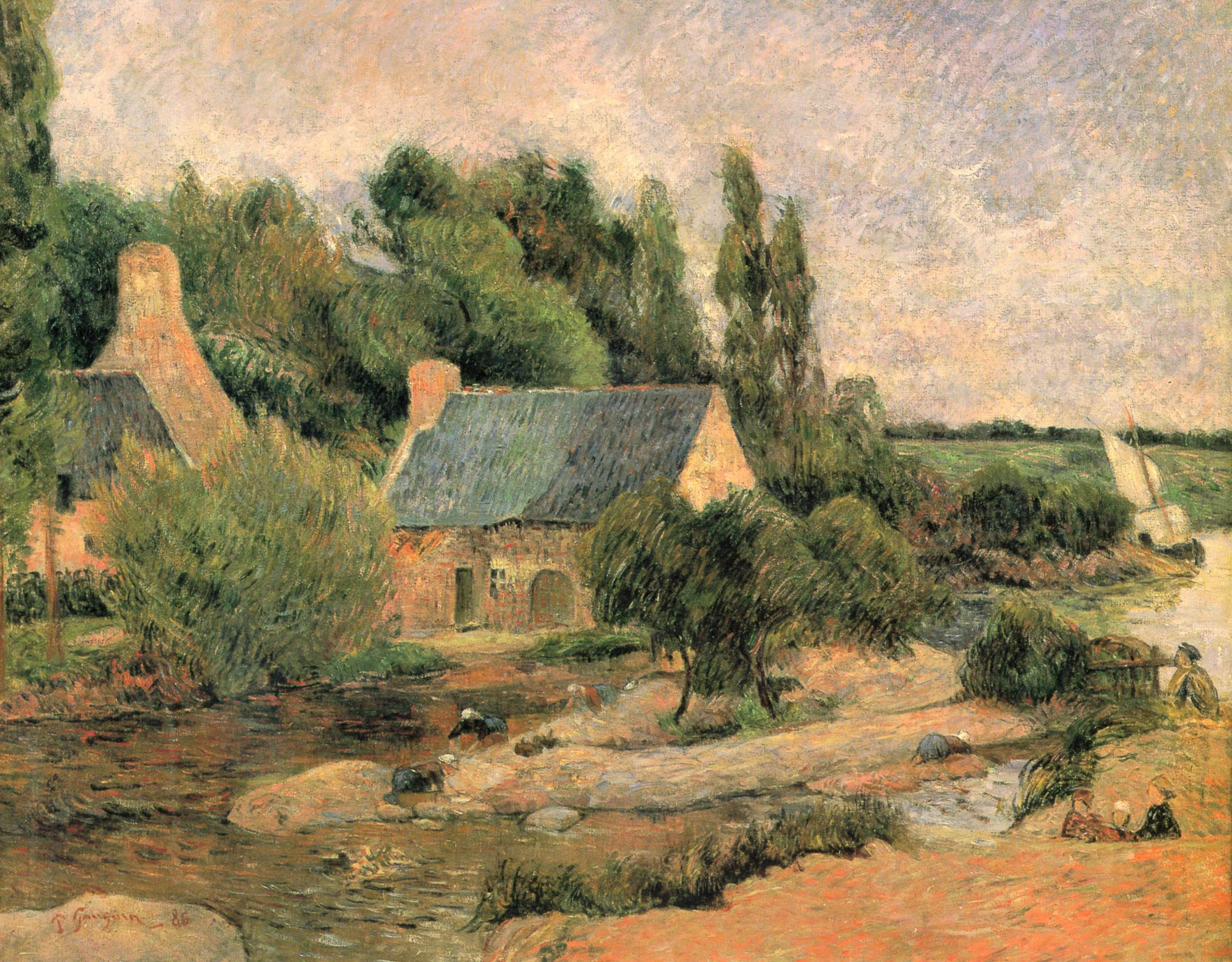 3176x2481 Paul Gauguin's Brittany: Then