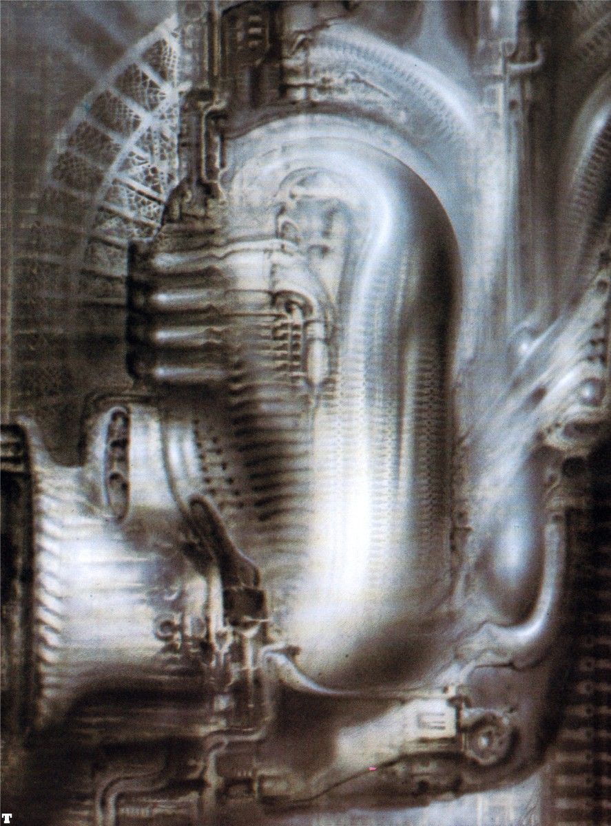 887x1200 Alien image is H.R. Giger. Picture