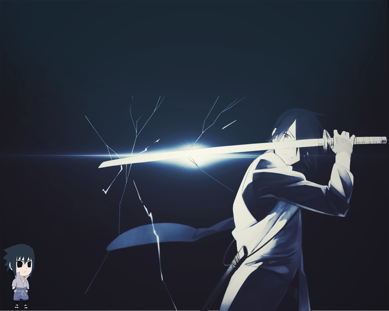 1280x1024 last, sword, katana, anime boys, naruto