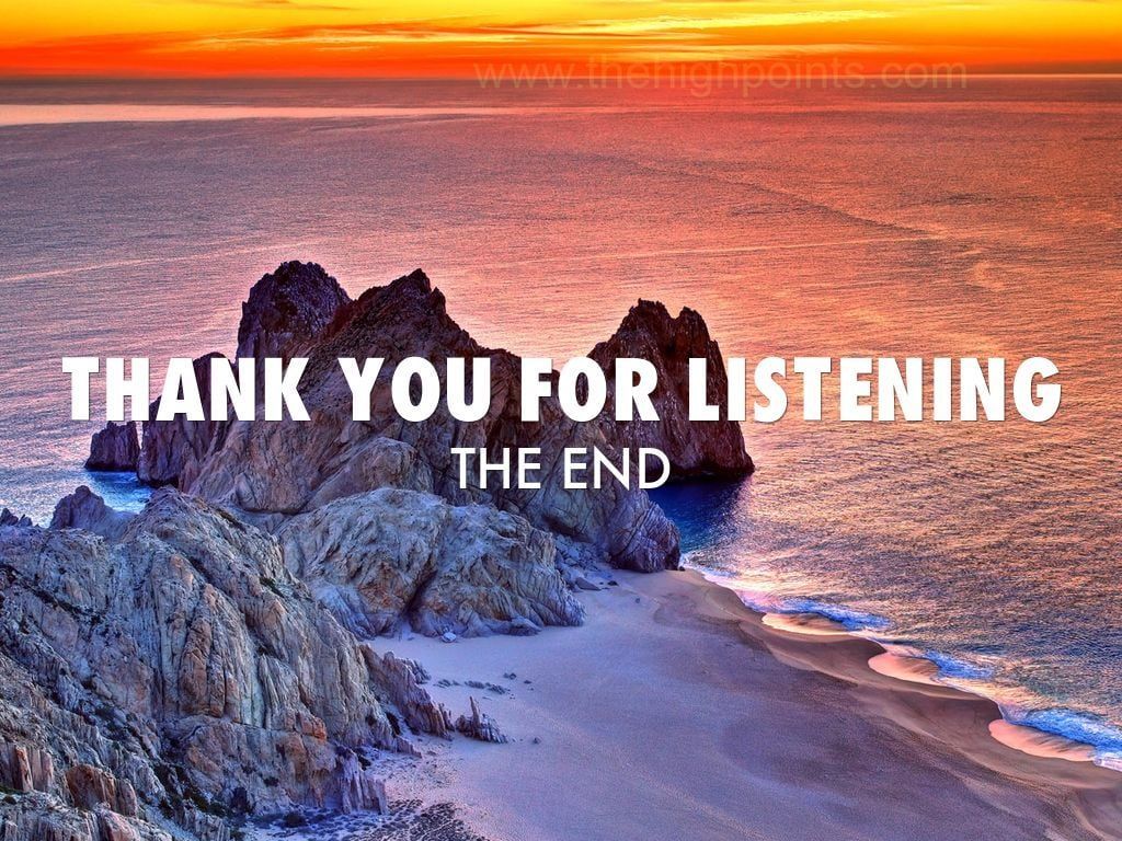 1024x768 Thank You For Listening Wallpaper