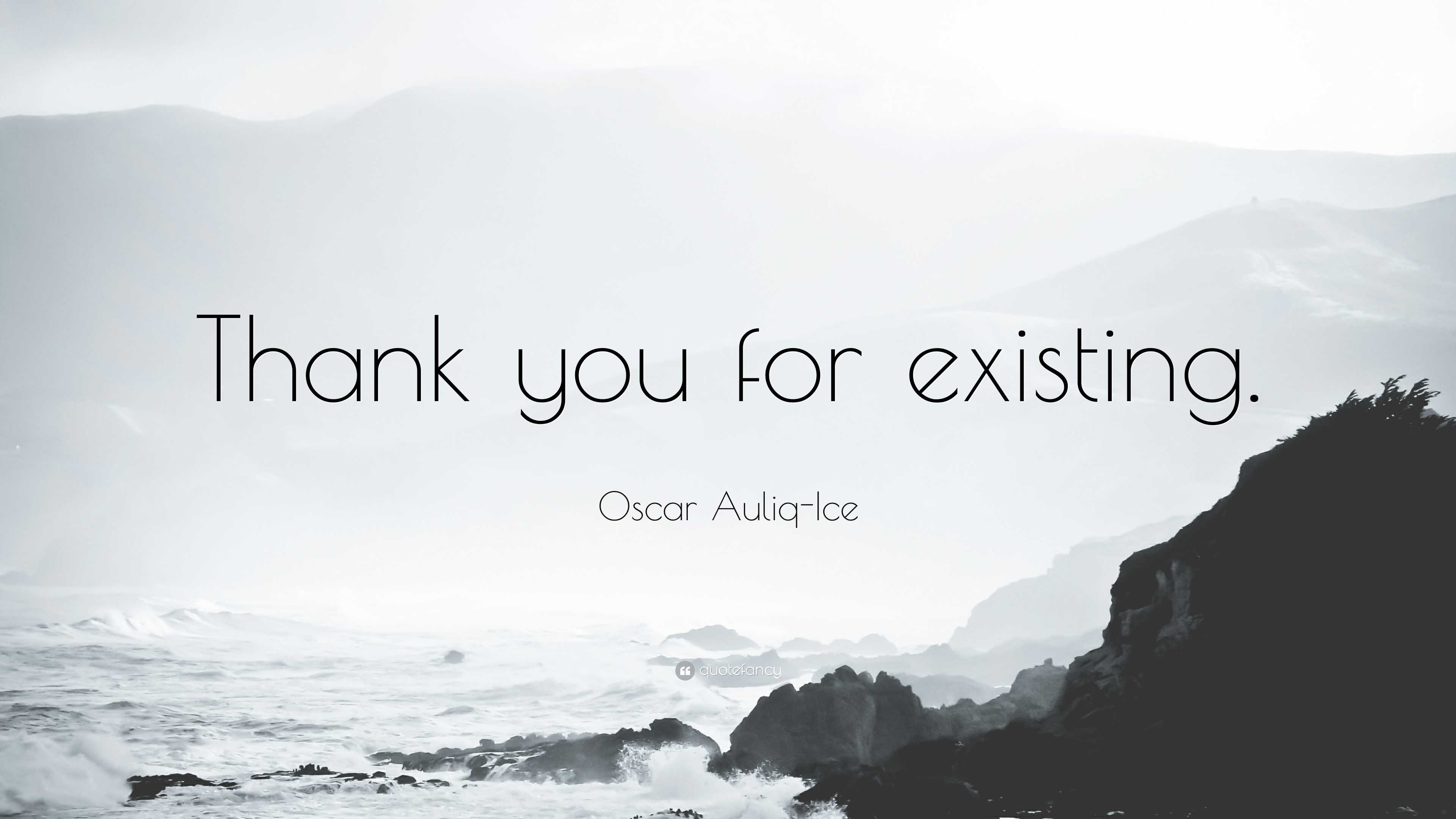 3840x2160 Oscar Auliq Ice Quote: “Thank You