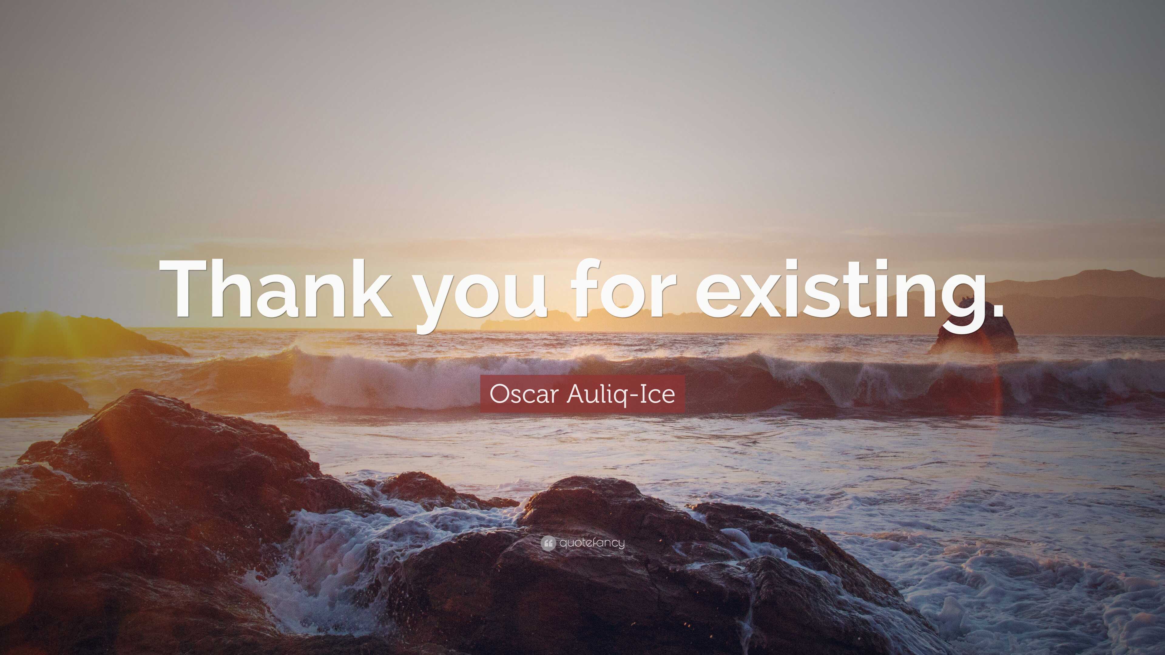 3840x2160 Oscar Auliq Ice Quote: “Thank You