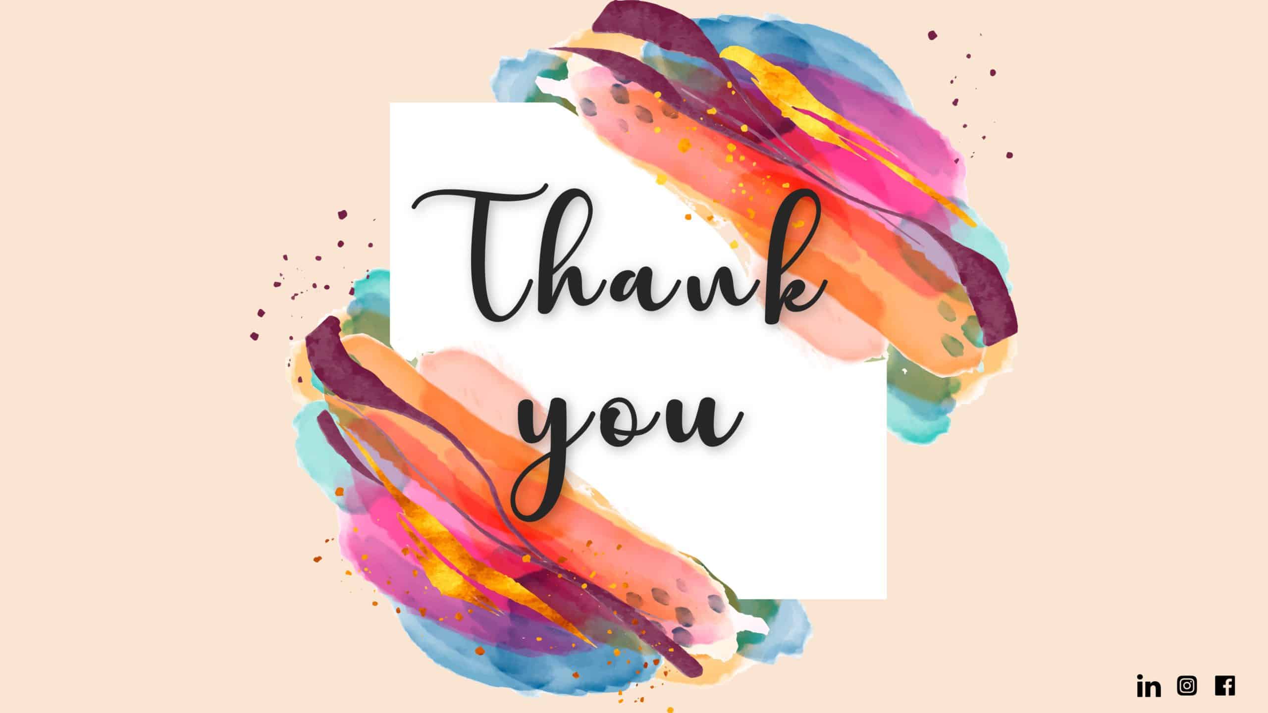 2560x1440 Thank You Slide Templates To