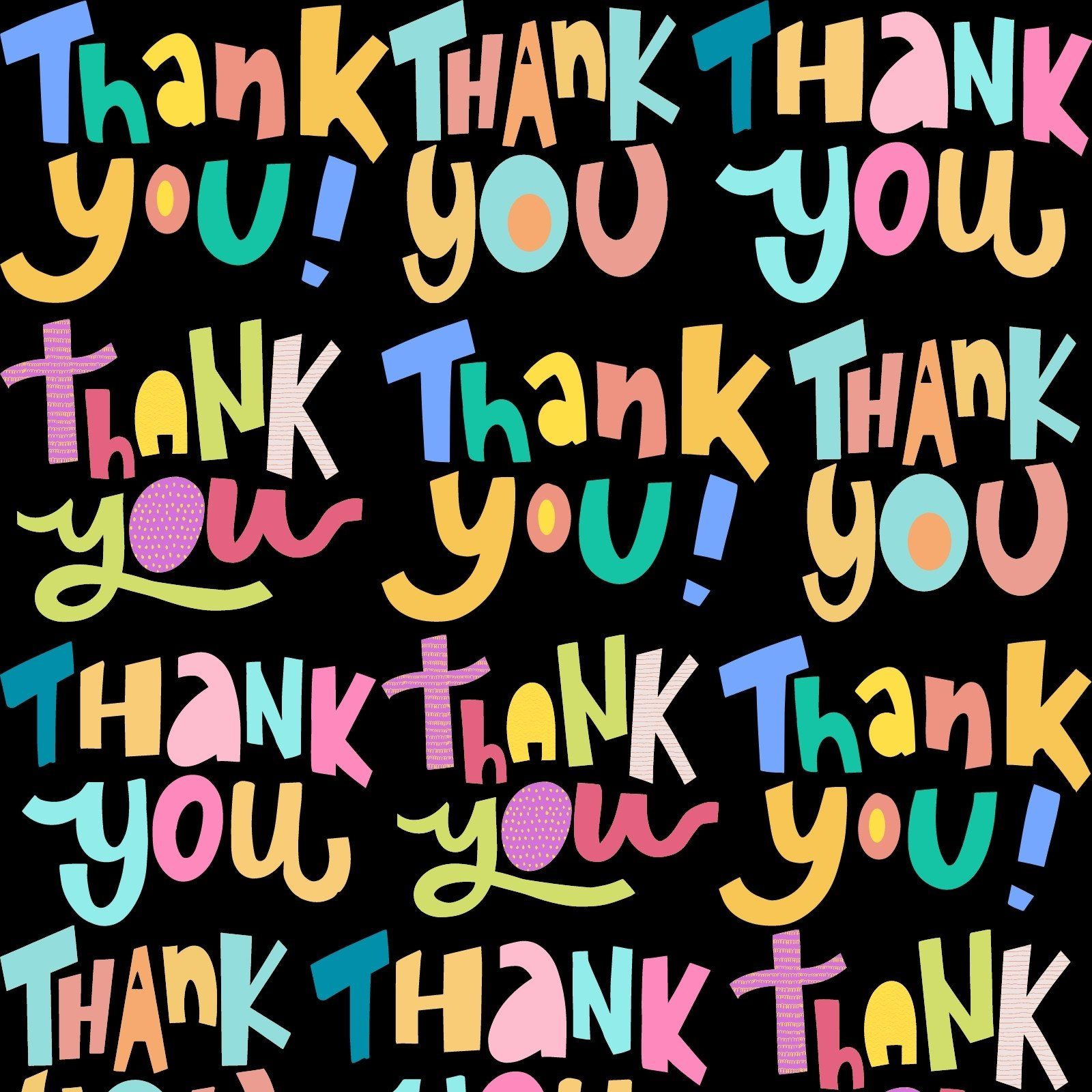 1600x1600 Free and customizable thank you templates