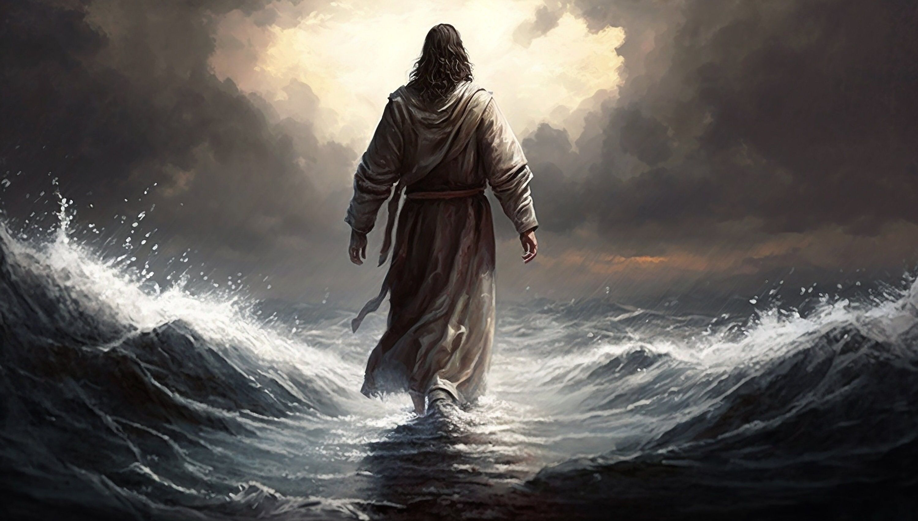 Jesus Walking On Water Wallpapers - Top Free Jesus Walking On Water ...