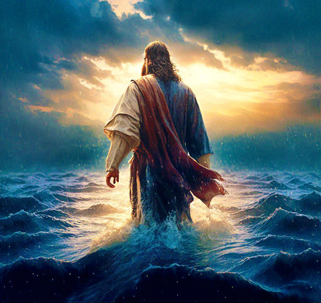 Jesus Walking On Water Wallpapers Top Free Jesus Walking On Water