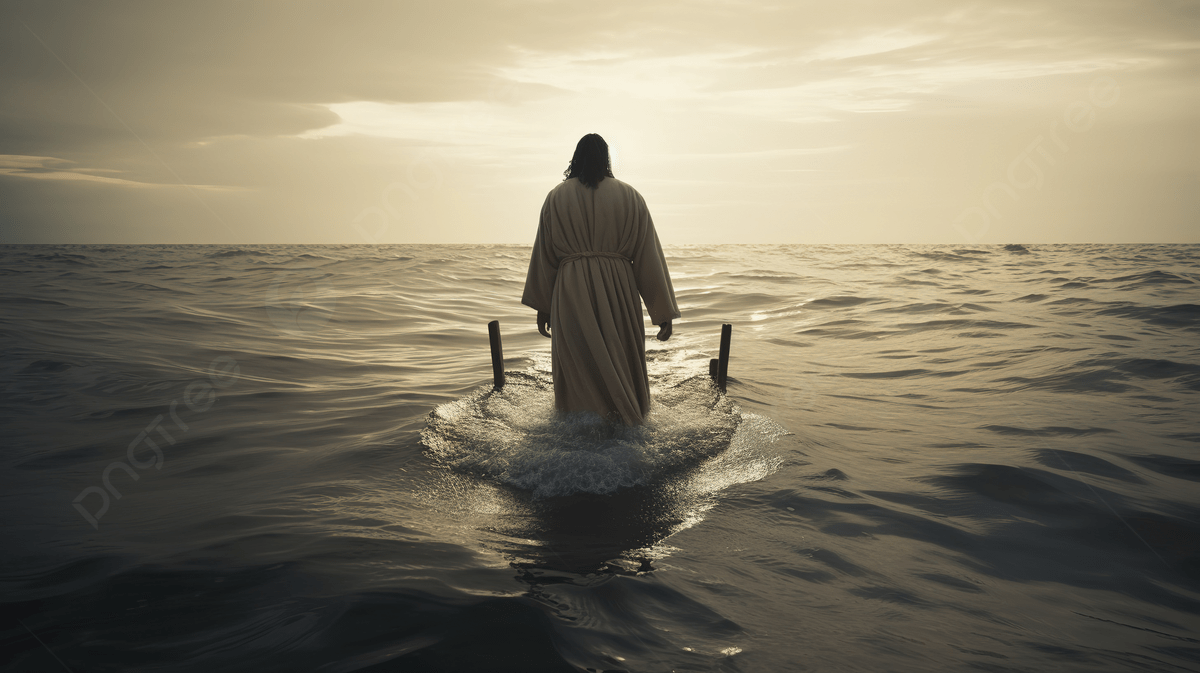 1200x673 Jesus Walking In The Water On The Ocean