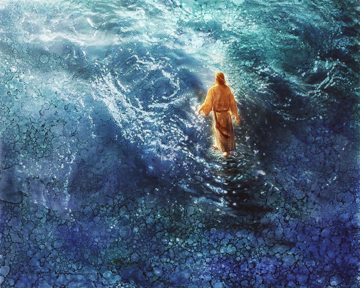 1200x960 Jesus Walks on Water & Saving Peter