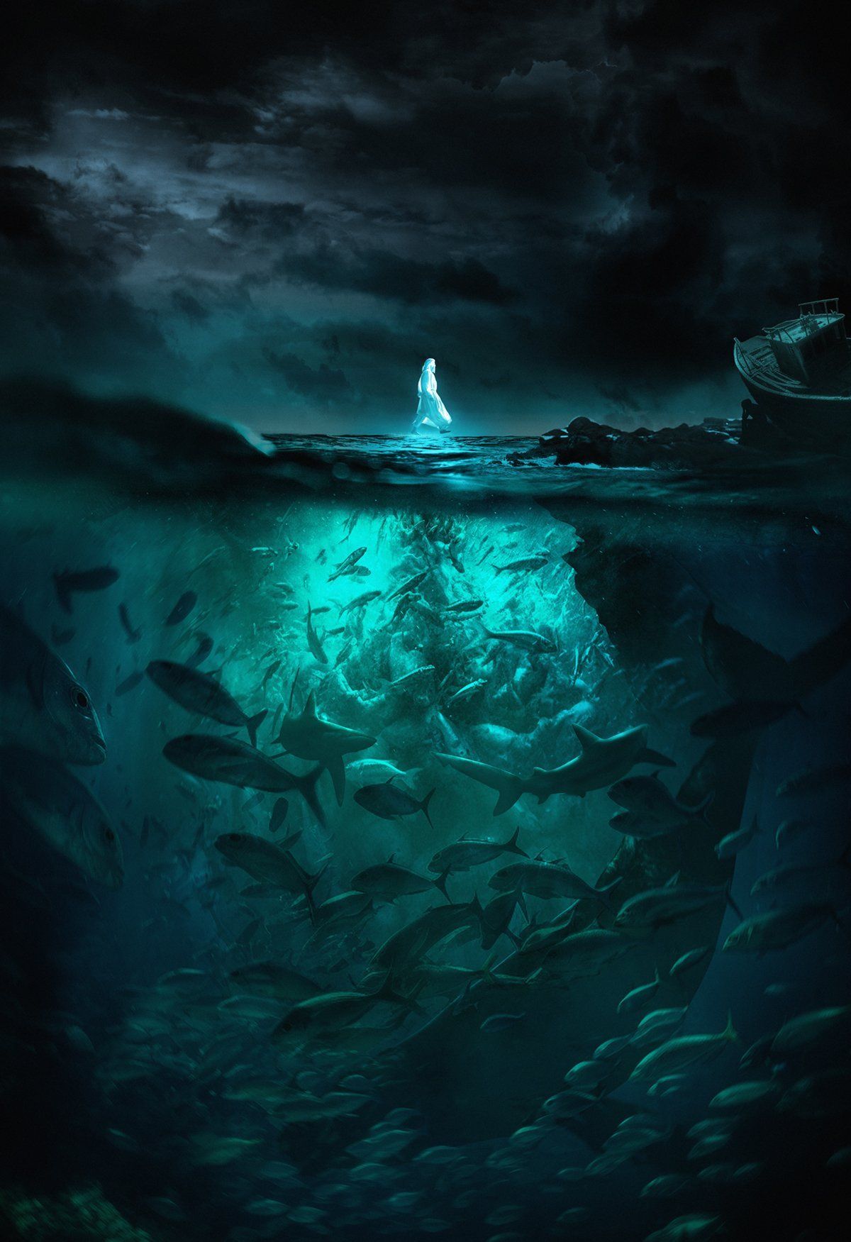 1200x1751 BossLogic on X: 'Walk The Sea' This