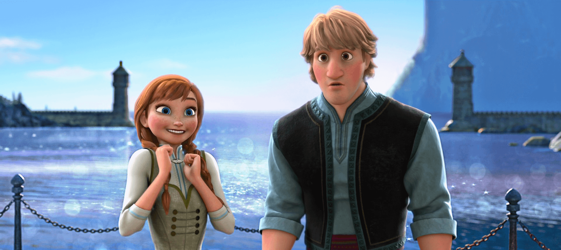 1920x856 Excited Anna! .and Kristoff Wallpaper