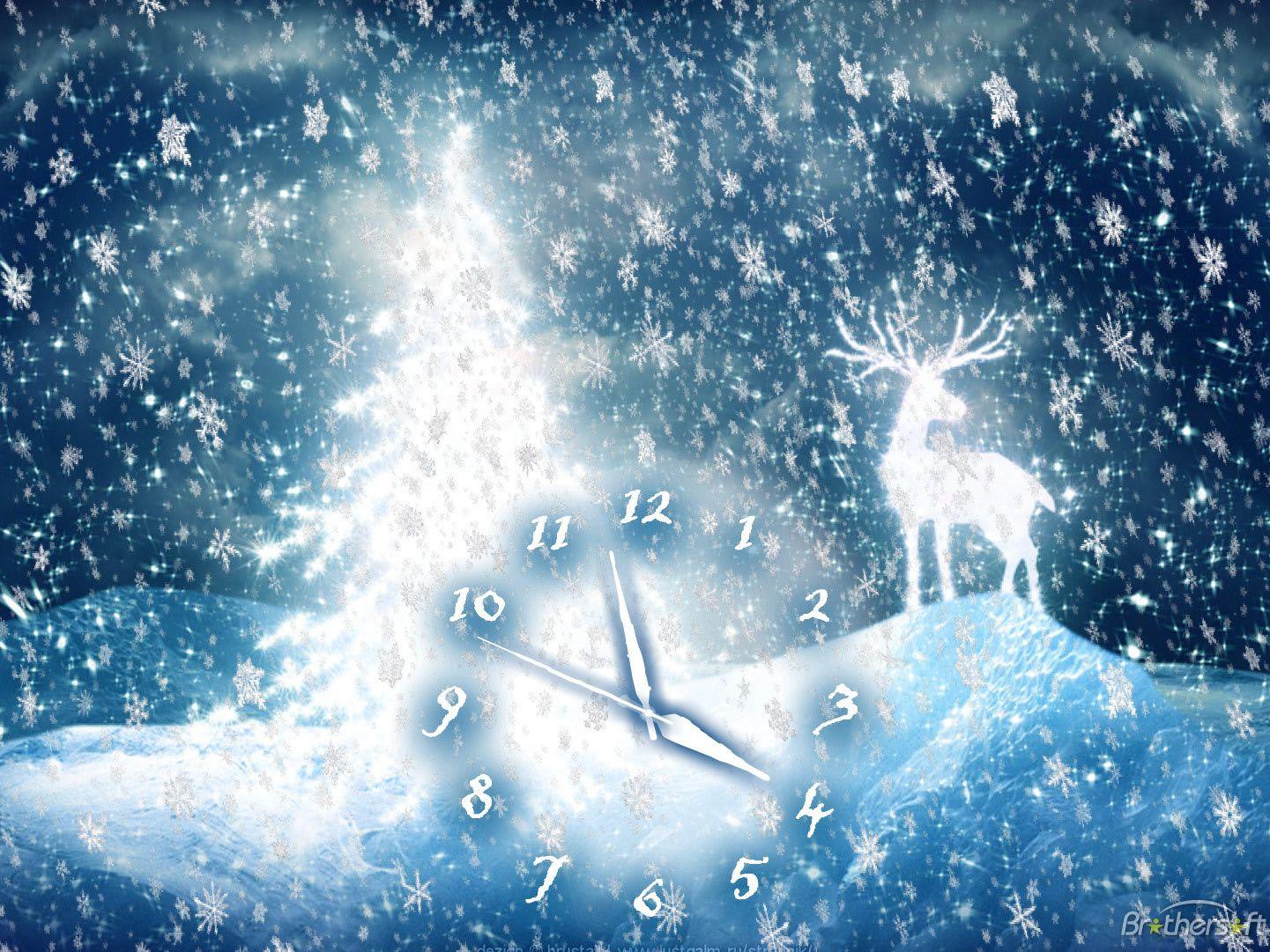 1441x1081 Free Fantasy Cartoon Christmas Deer wallpaper Wallpaper