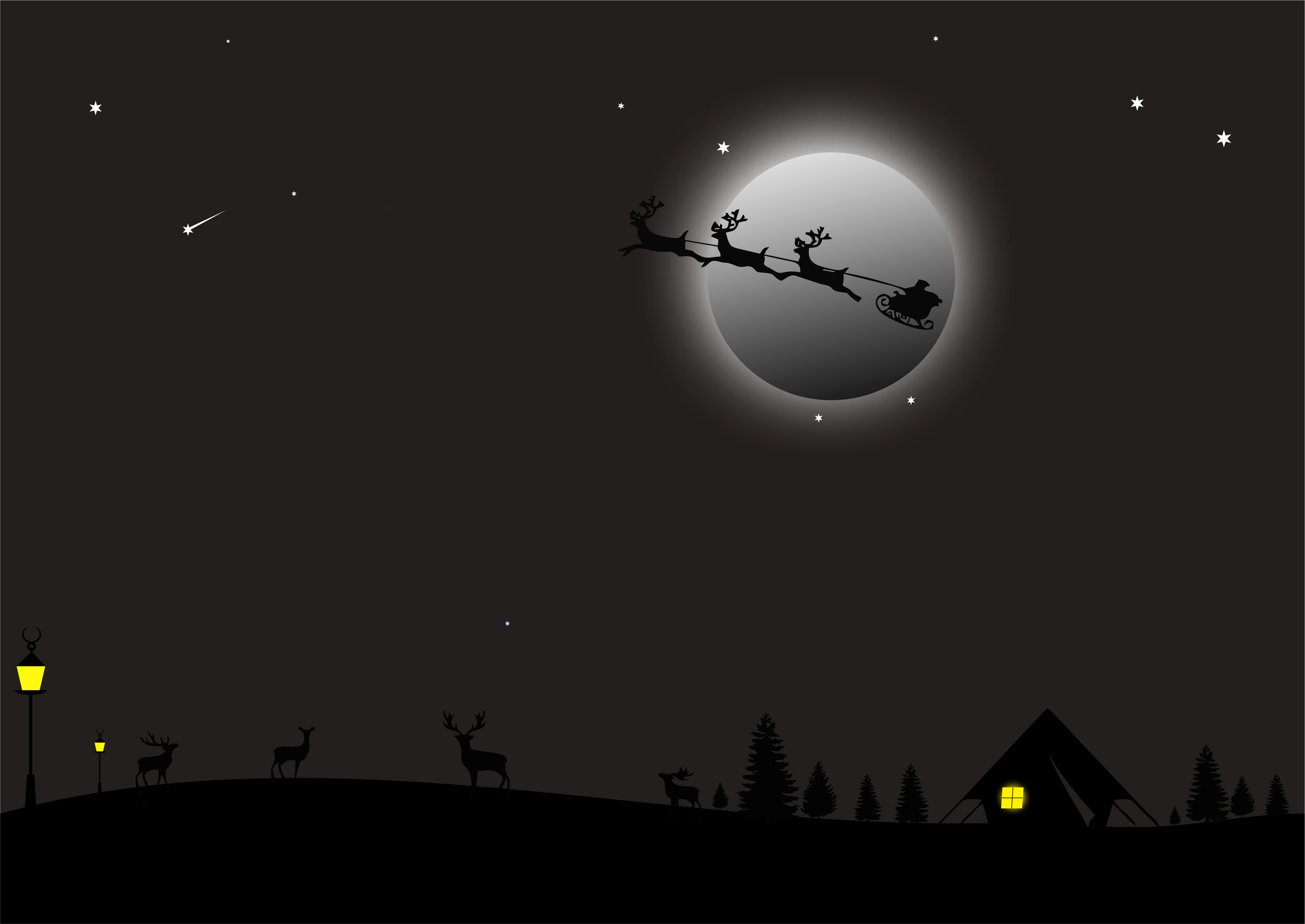 Black Christmas Wallpapers - Top Free Black Christmas Backgrounds ...