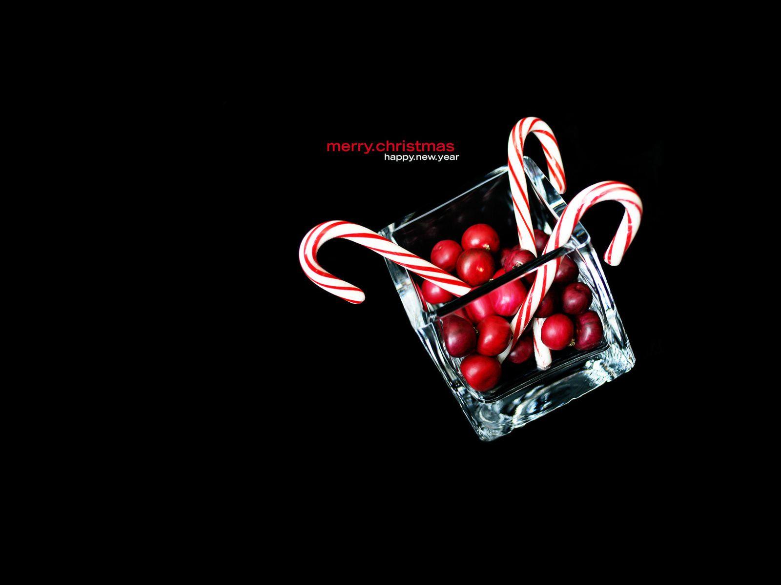 1600x1200 Free Wallpaper: Christmas Candy Cane Wallpaper