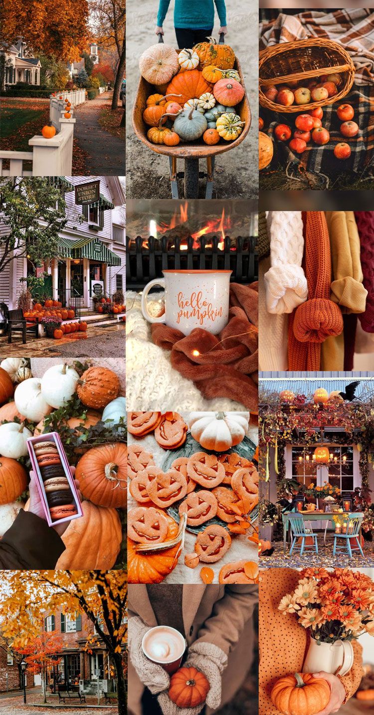 Aesthetic Fall Collage Wallpapers Top Free Aesthetic Fall Collage 