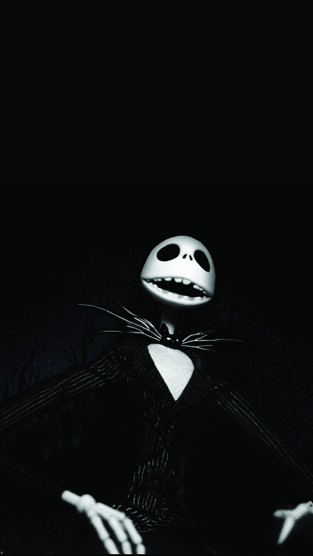 1080x1920 Jack Skellington Nightmare Before Christmas Black Android