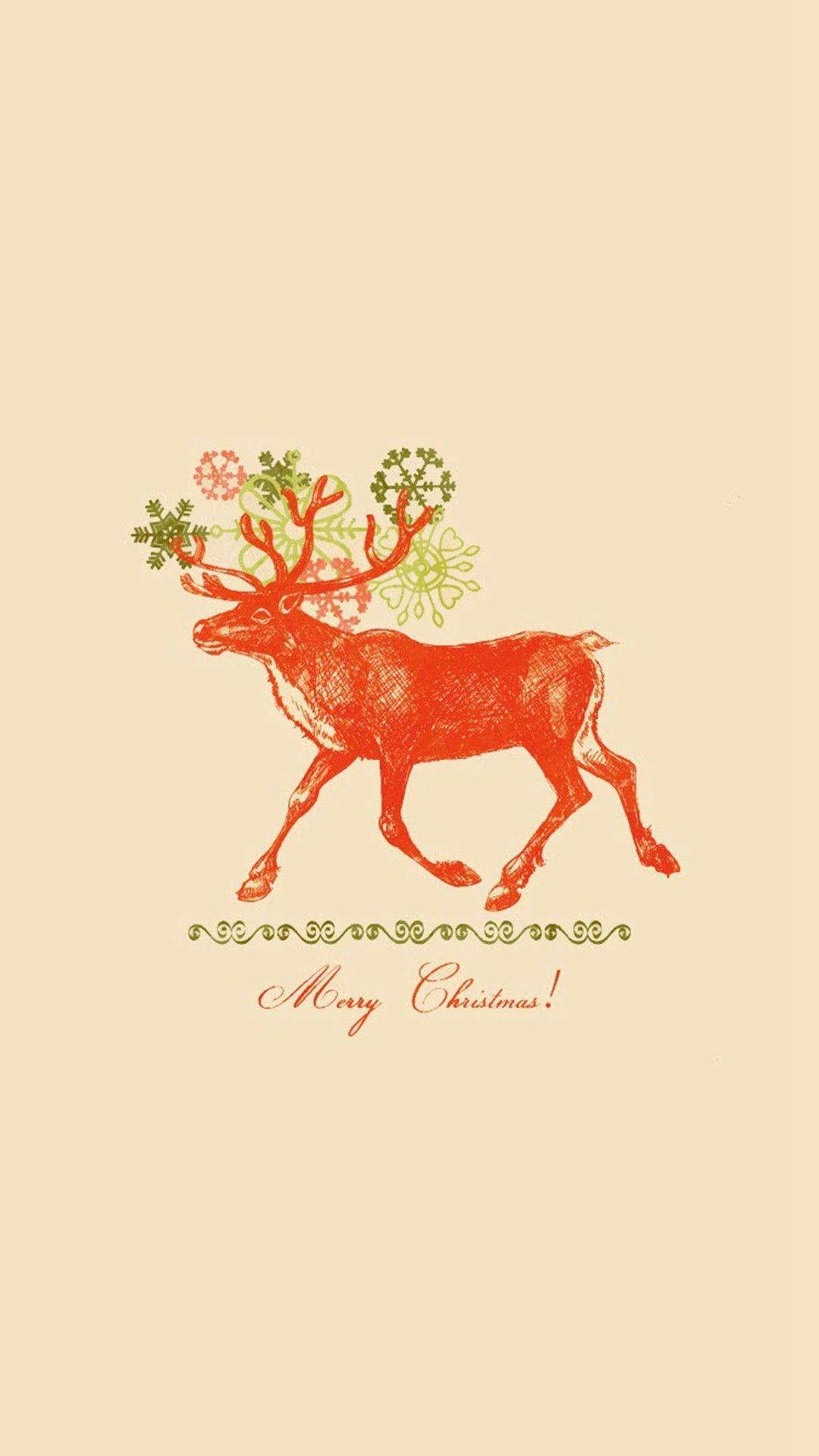 Christmas Reindeer Phone Wallpapers - Top Free Christmas Reindeer Phone