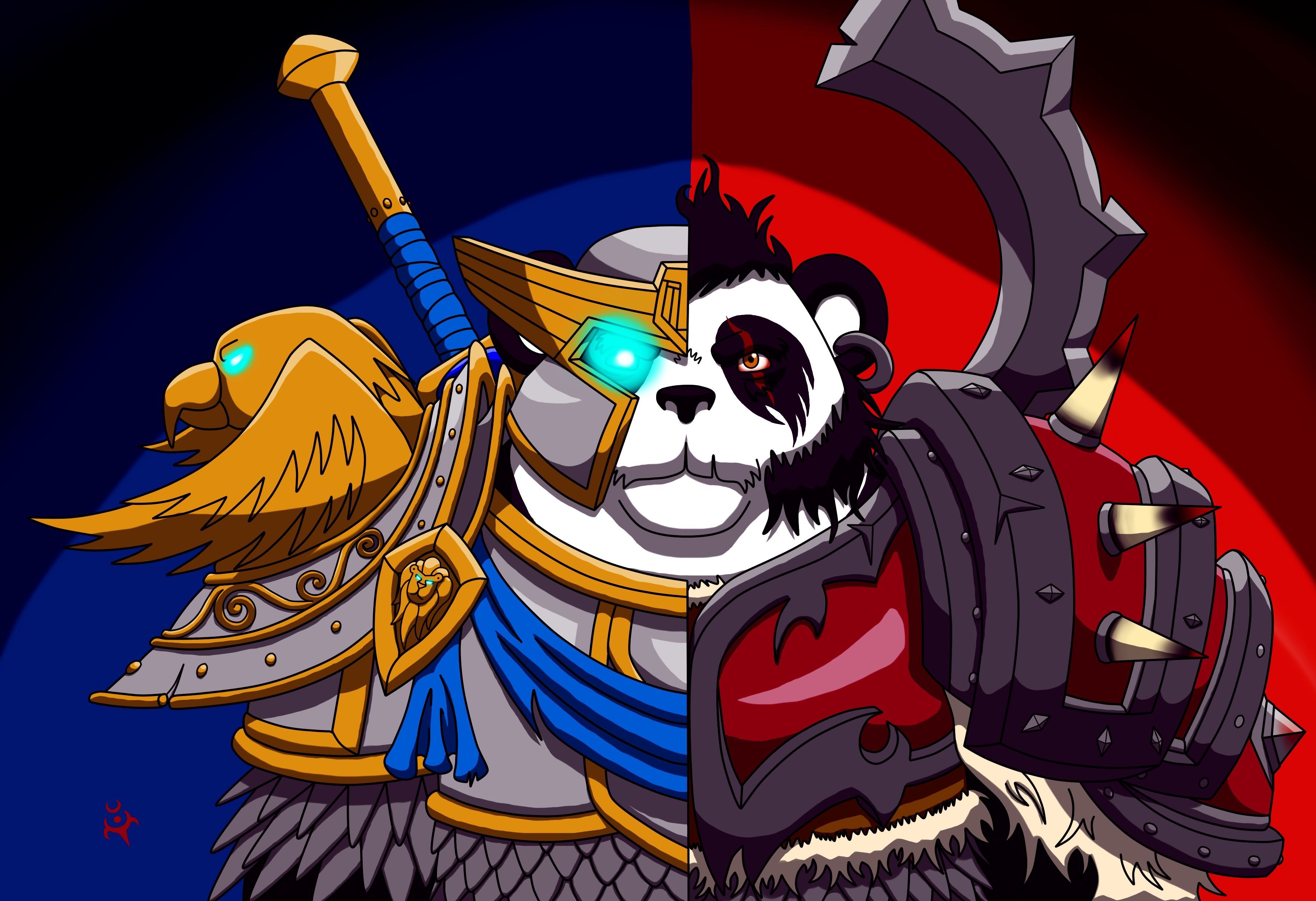 3614x2475 Wallpaper Pandaren, The Horde